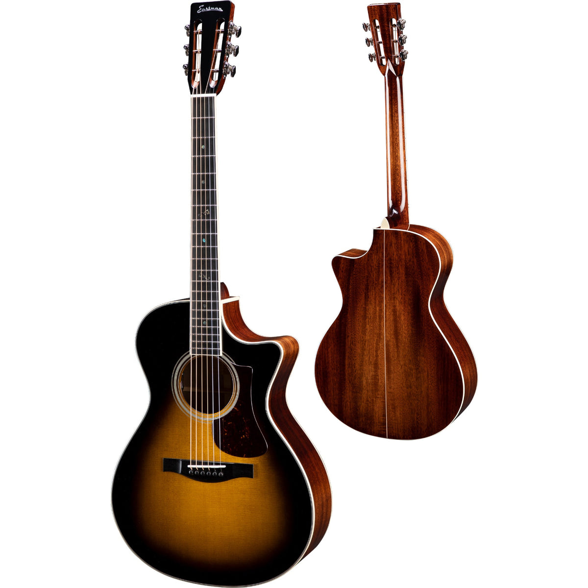 Đàn Guitar Acoustic Eastman AC Series AC308CE, Sunburst  - Tân Nhạc Cụ 