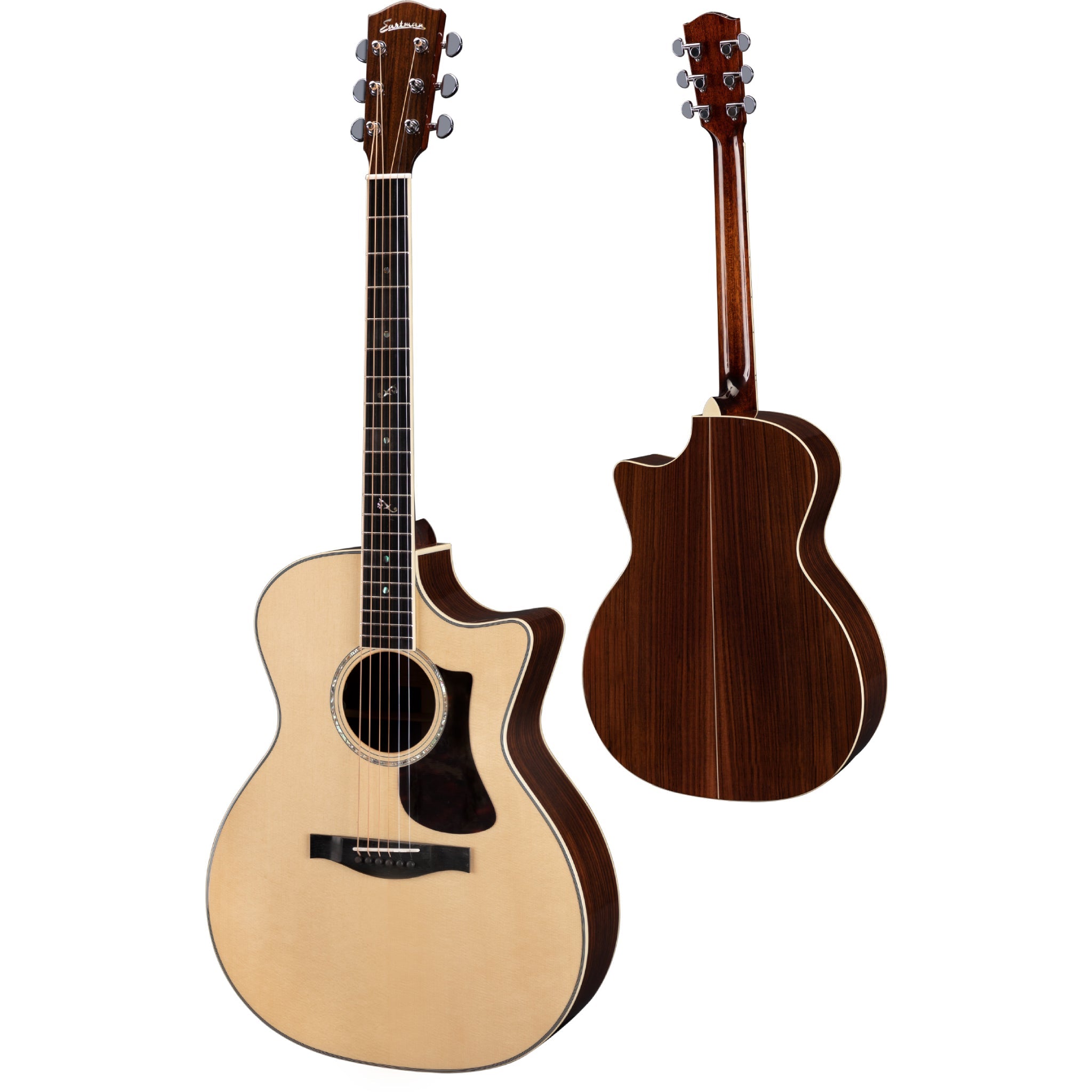 Đàn Guitar Acoustic Eastman AC Series AC422CE, Natural  - Tân Nhạc Cụ