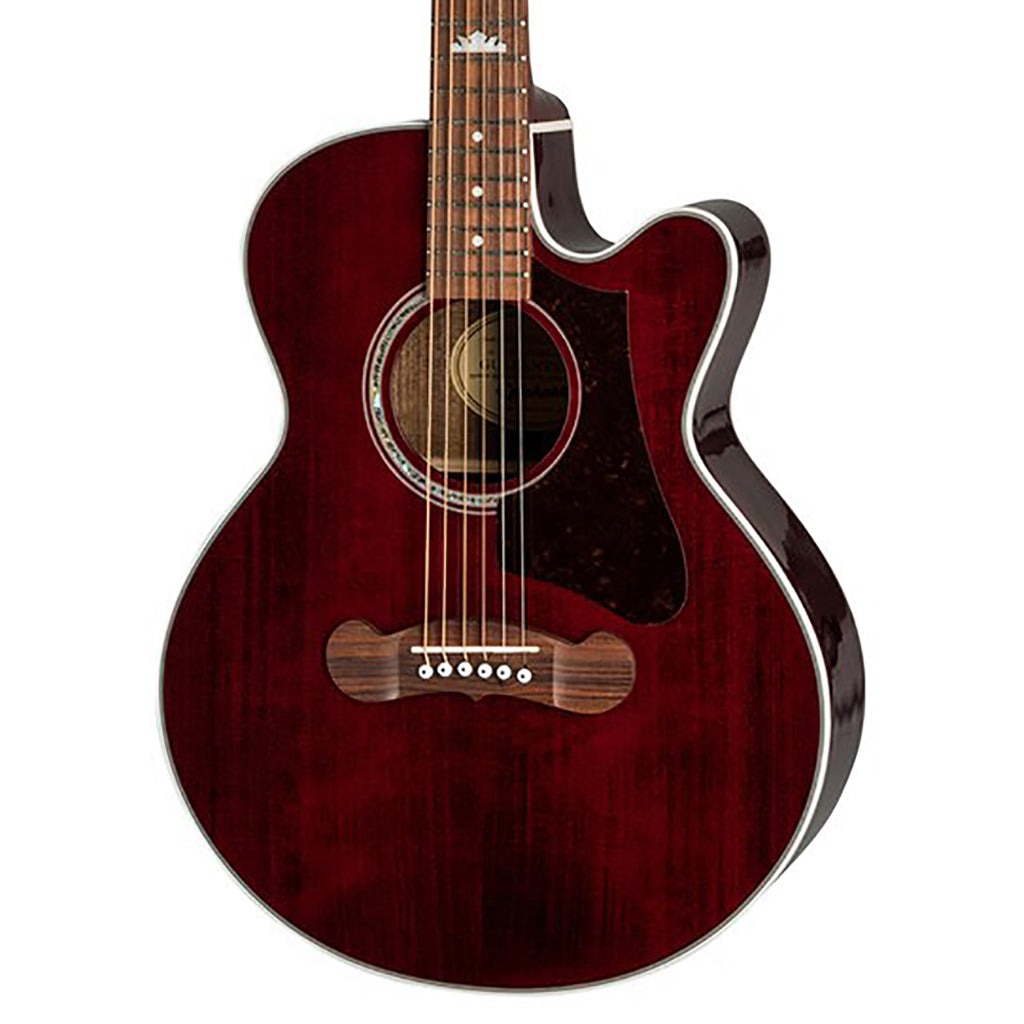 Đàn Guitar Acoustic Epiphone J-200 EC Studio Parlor, Wine Red