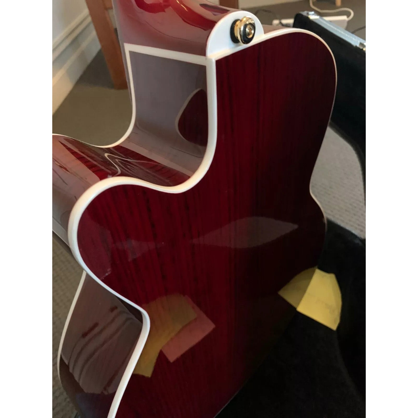 Đàn Guitar Acoustic Epiphone J-200 EC Studio Parlor, Wine Red