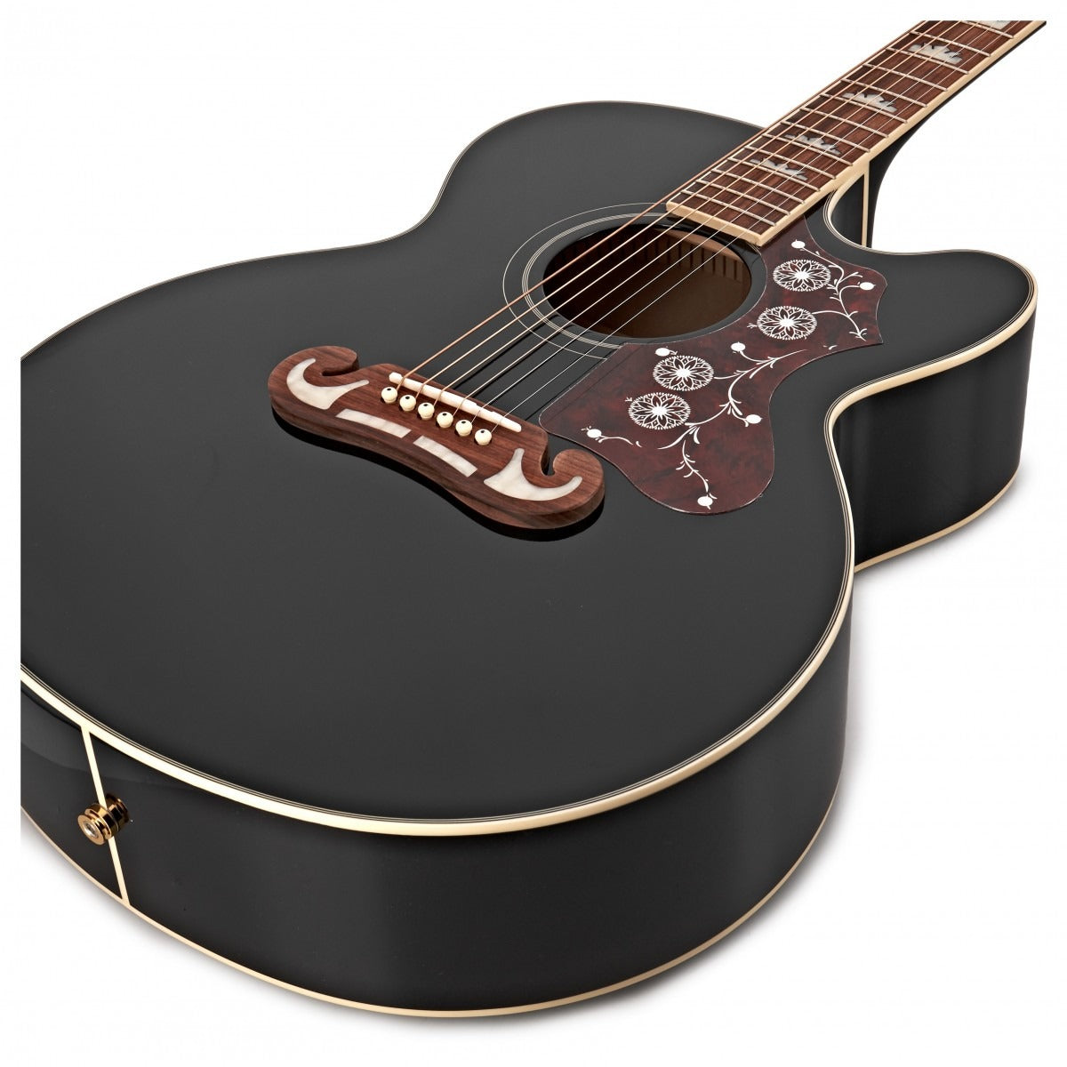 Đàn Guitar Acoustic Epiphone J-200 EC Studio, Black