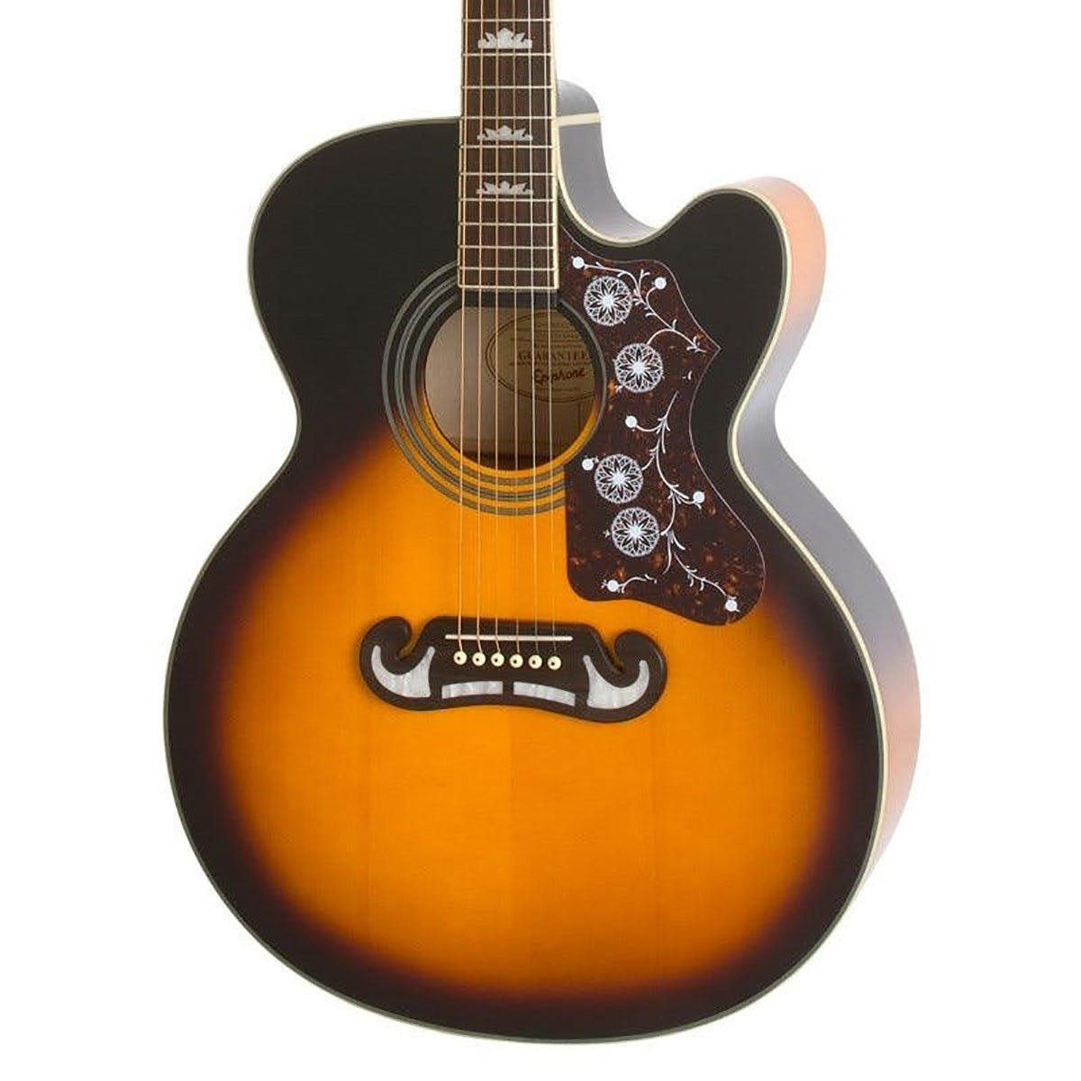 Đàn Guitar Acoustic Epiphone J-200 EC Studio, Vintage Sunburst