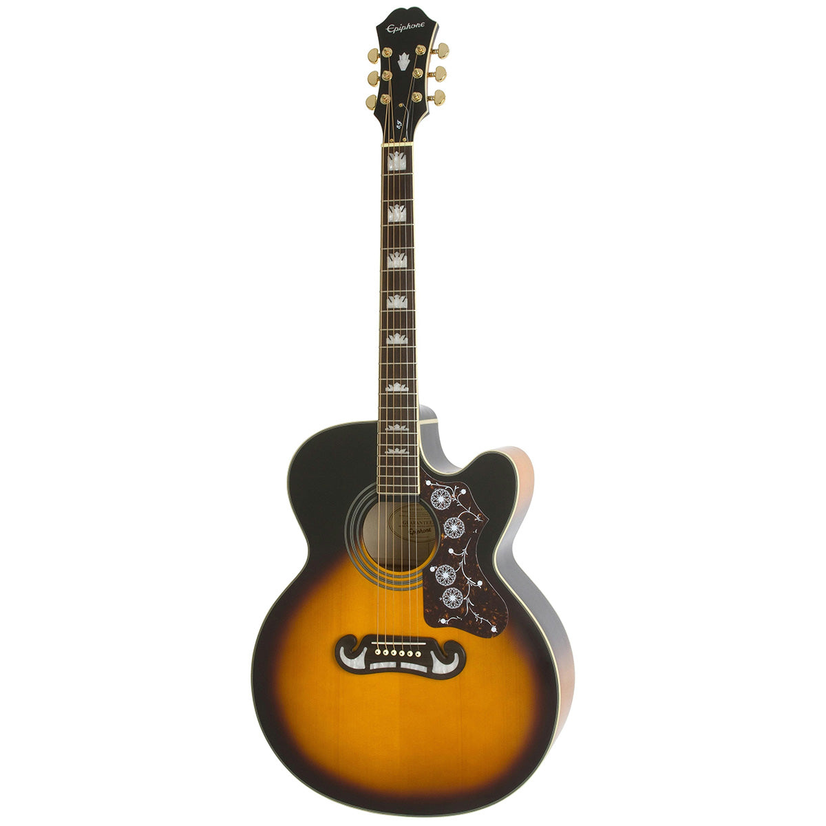 Đàn Guitar Acoustic Epiphone J-200 EC Studio, Vintage Sunburst