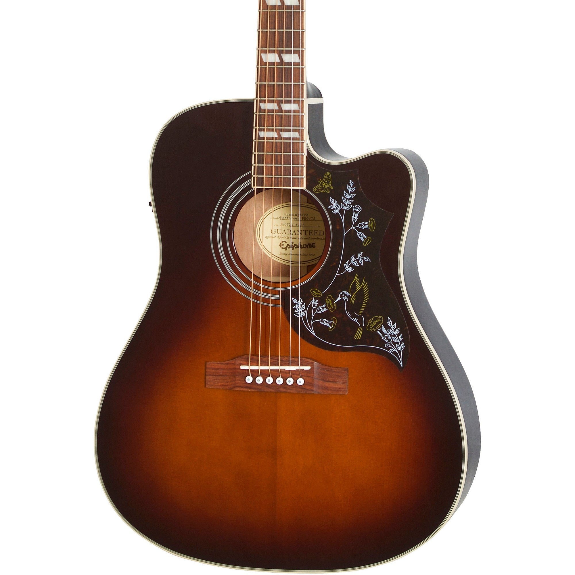 Đàn Guitar Acoustic Epiphone Limited Edition Hummingbird Performer Pro, Tobaco Sunburst