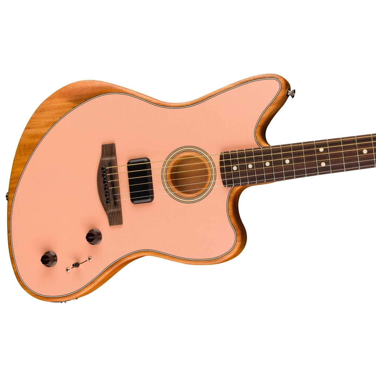 Đàn Guitar Acoustic Fender Acoustasonic Player Jazzmaster, Shell Pink