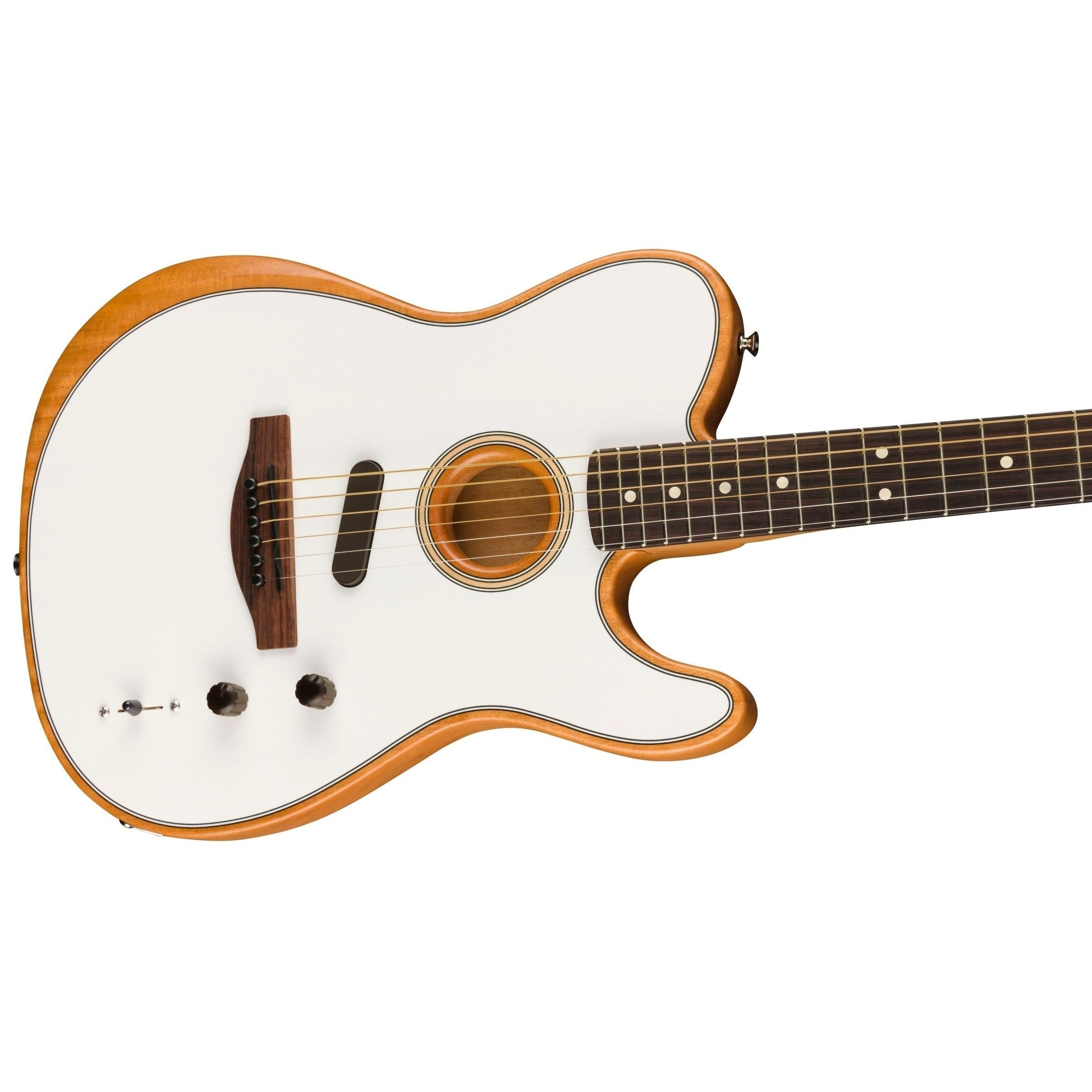 Đàn Guitar Acoustic Fender Acoustasonic Player Telecaster, Arctic White