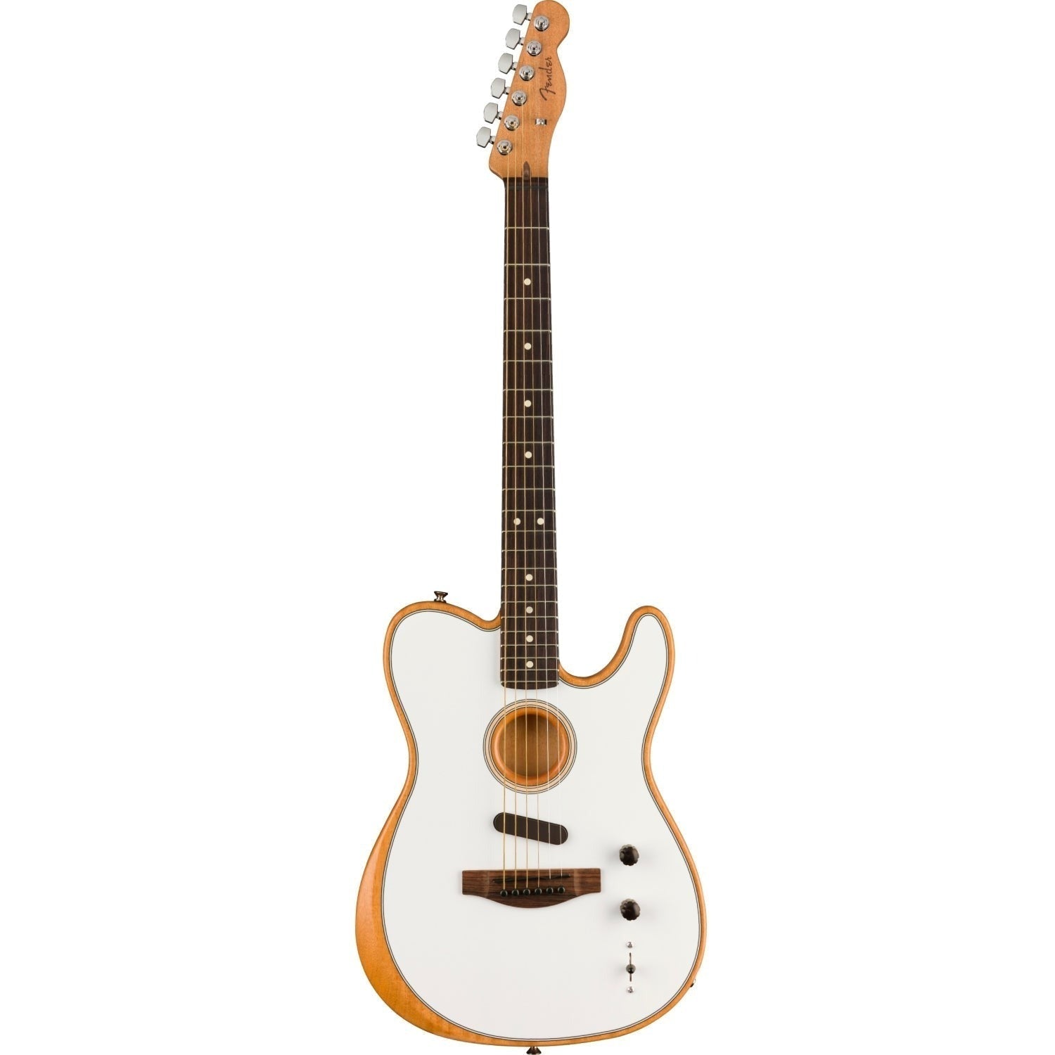 Đàn Guitar Acoustic Fender Acoustasonic Player Telecaster, Arctic White