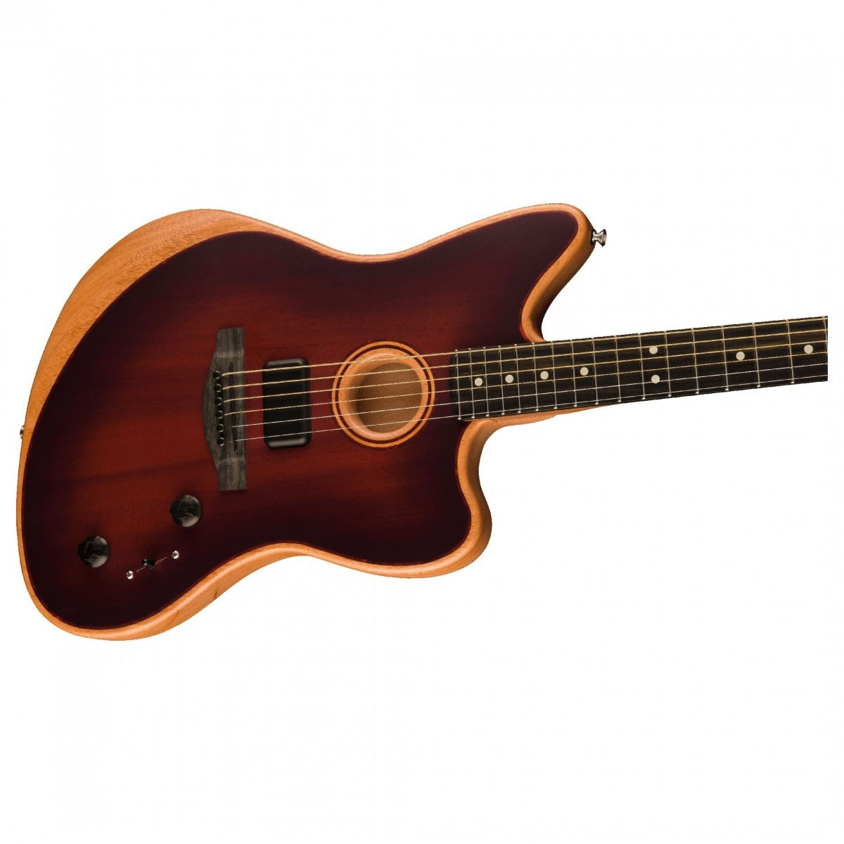 Đàn Guitar Acoustic Fender American Acoustasonic Jazzmaster All-Mahogany, Bourbon Burst