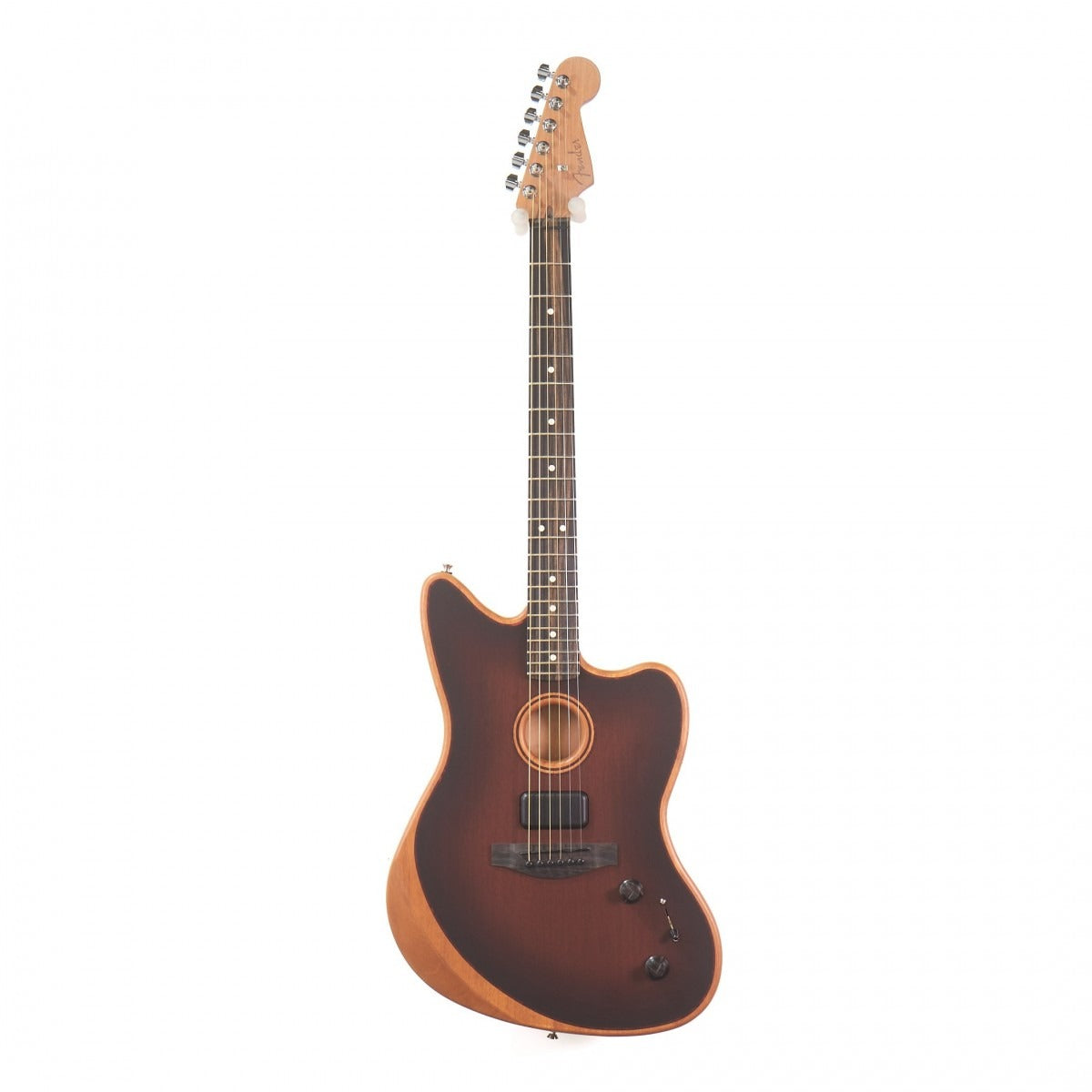 Đàn Guitar Acoustic Fender American Acoustasonic Jazzmaster All-Mahogany, Bourbon Burst