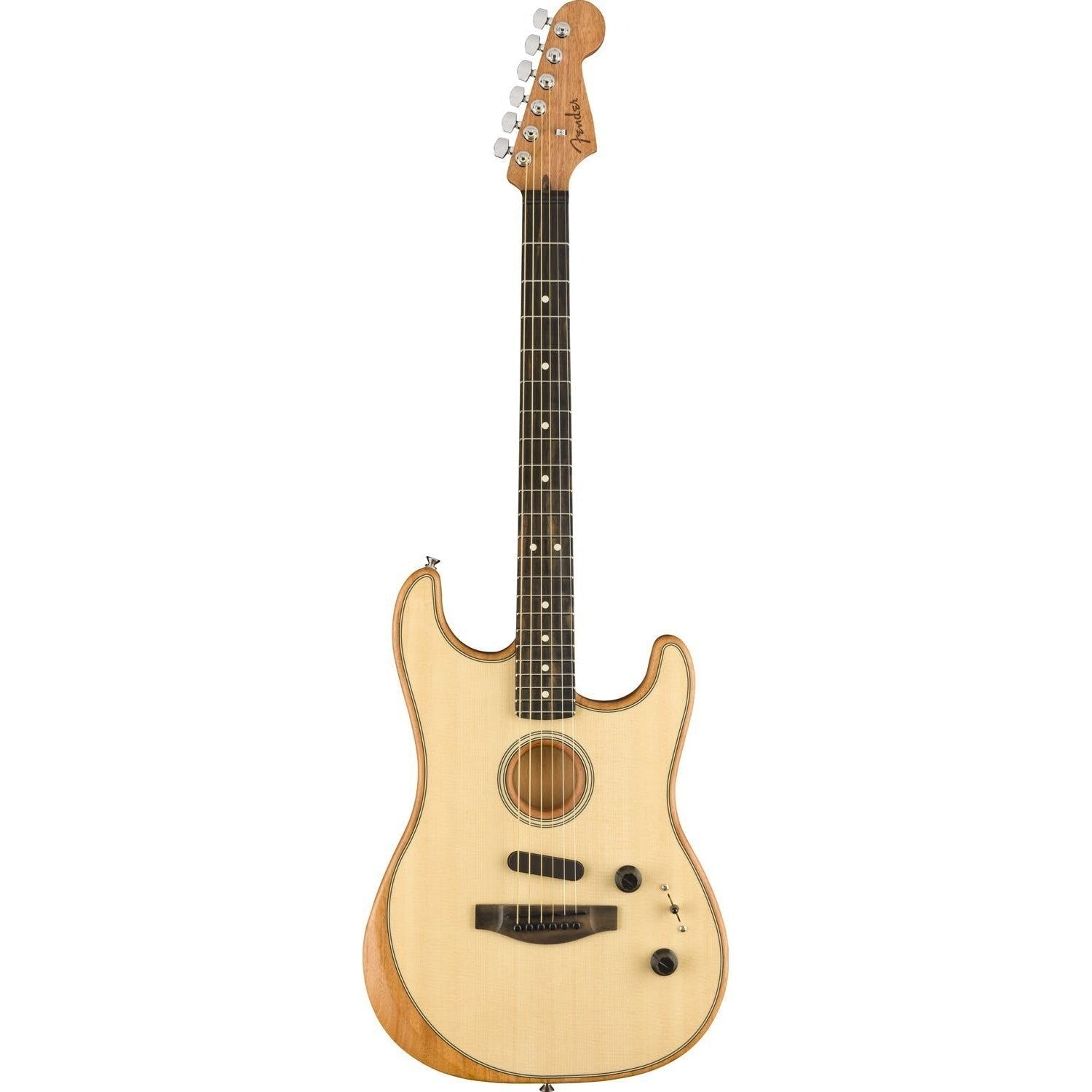 Đàn Guitar Acoustic Fender American Acoustasonic Stratocaster, Natural