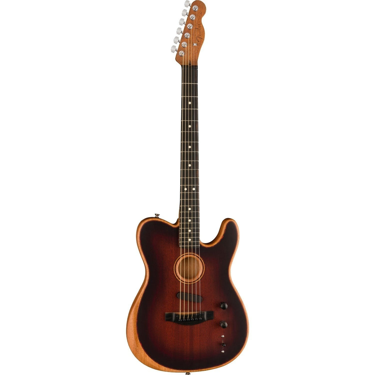 Đàn Guitar Acoustic Fender American Acoustasonic Telecaster All-Mahogany, Bourbon Burst