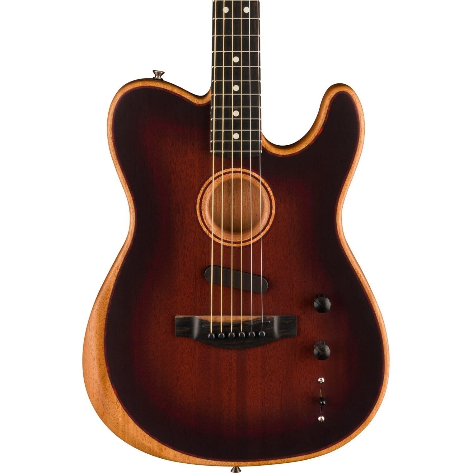 Đàn Guitar Acoustic Fender American Acoustasonic Telecaster All-Mahogany, Bourbon Burst