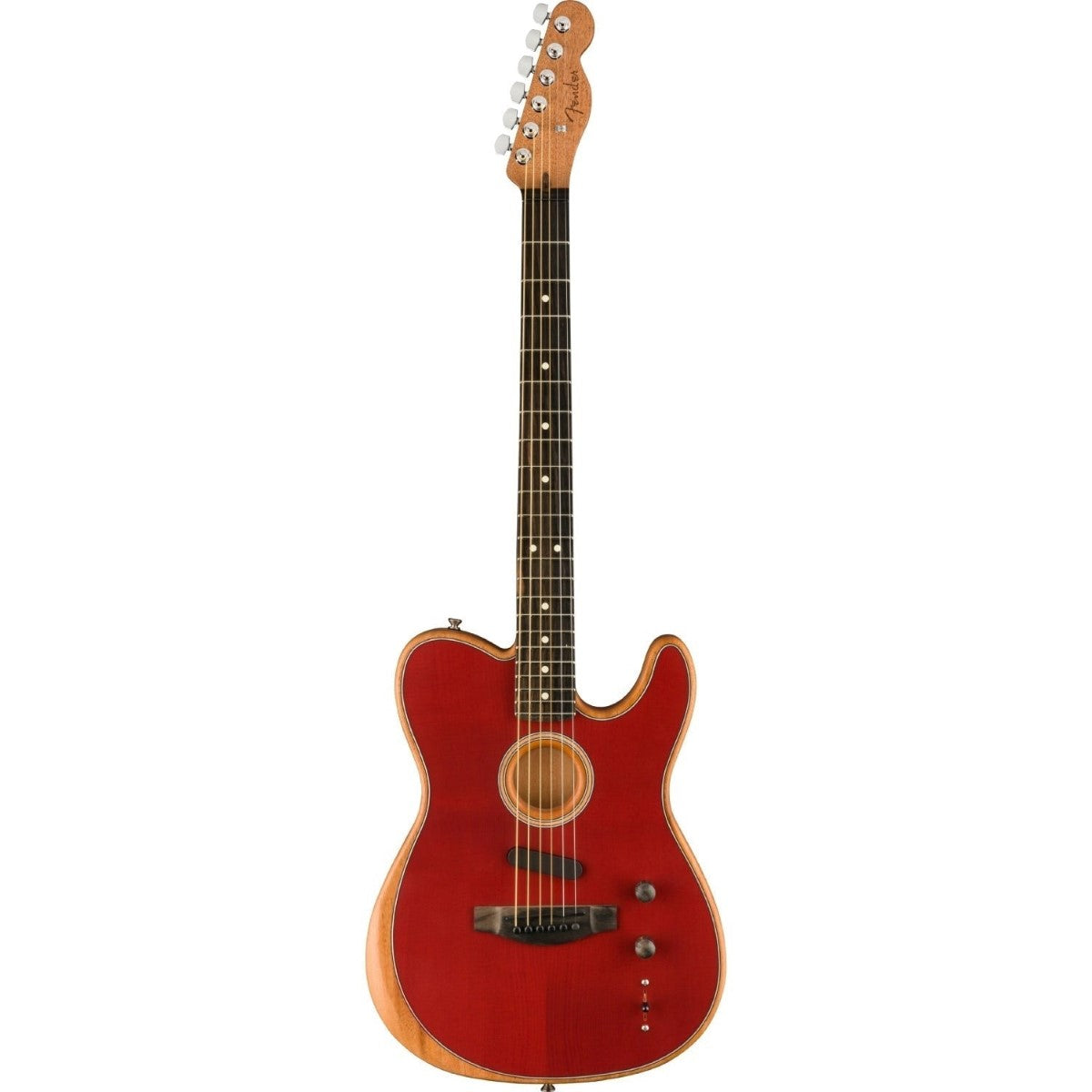 Đàn Guitar Acoustic Fender American Acoustasonic Telecaster, Crimson Red 