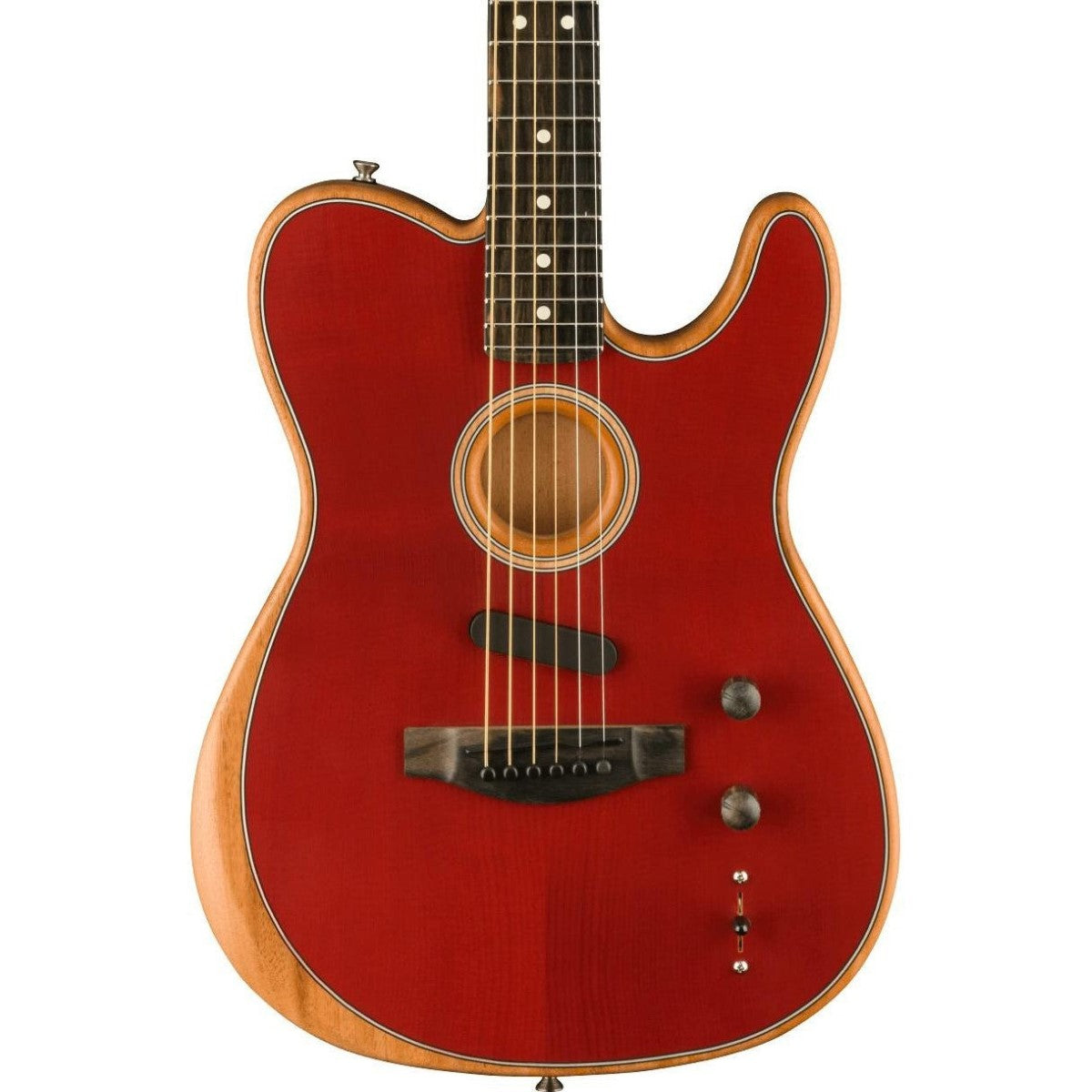 Đàn Guitar Acoustic Fender American Acoustasonic Telecaster, Crimson Red 