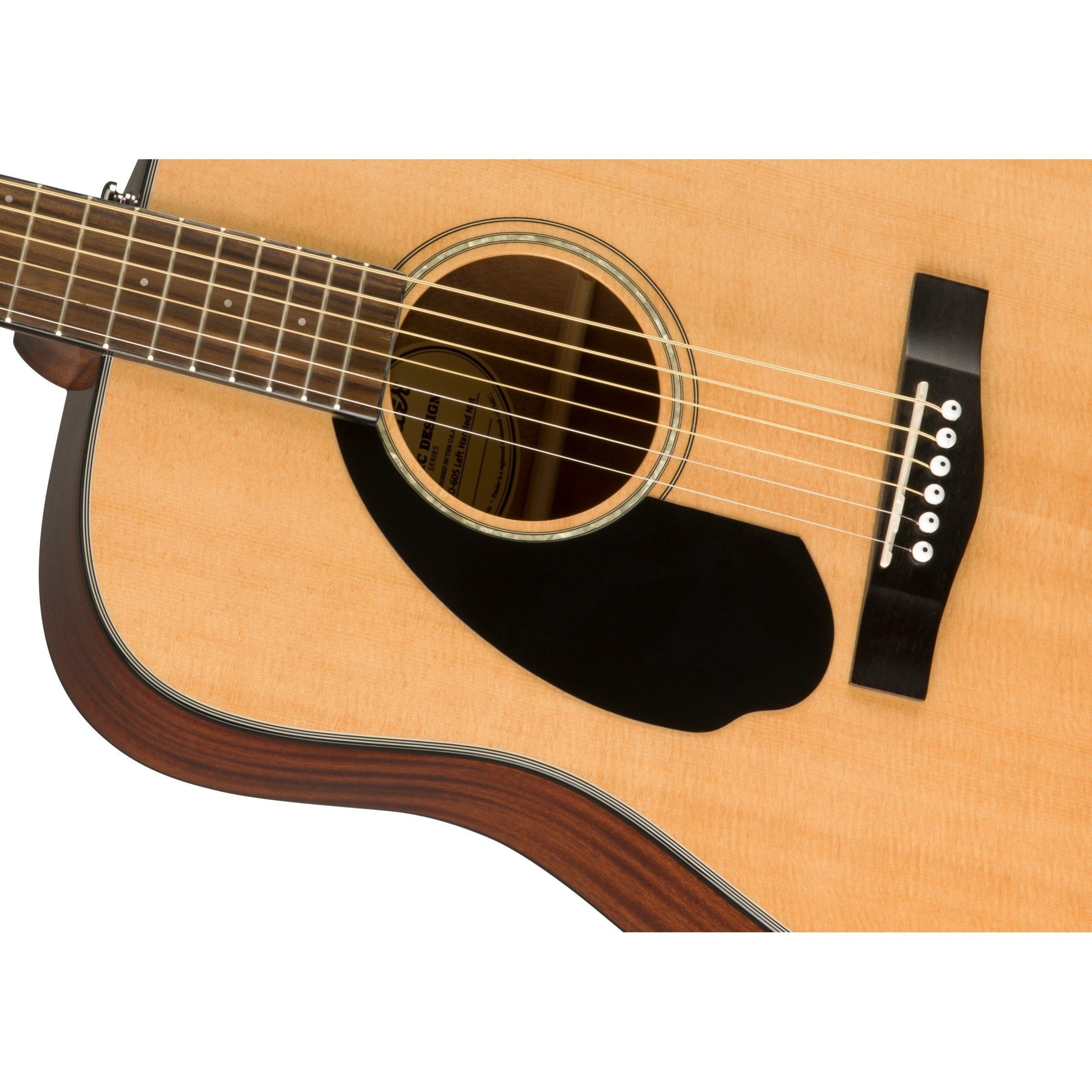 Đàn Guitar Acoustic Fender CD-60S Dreadnought Left-Handed, Natural