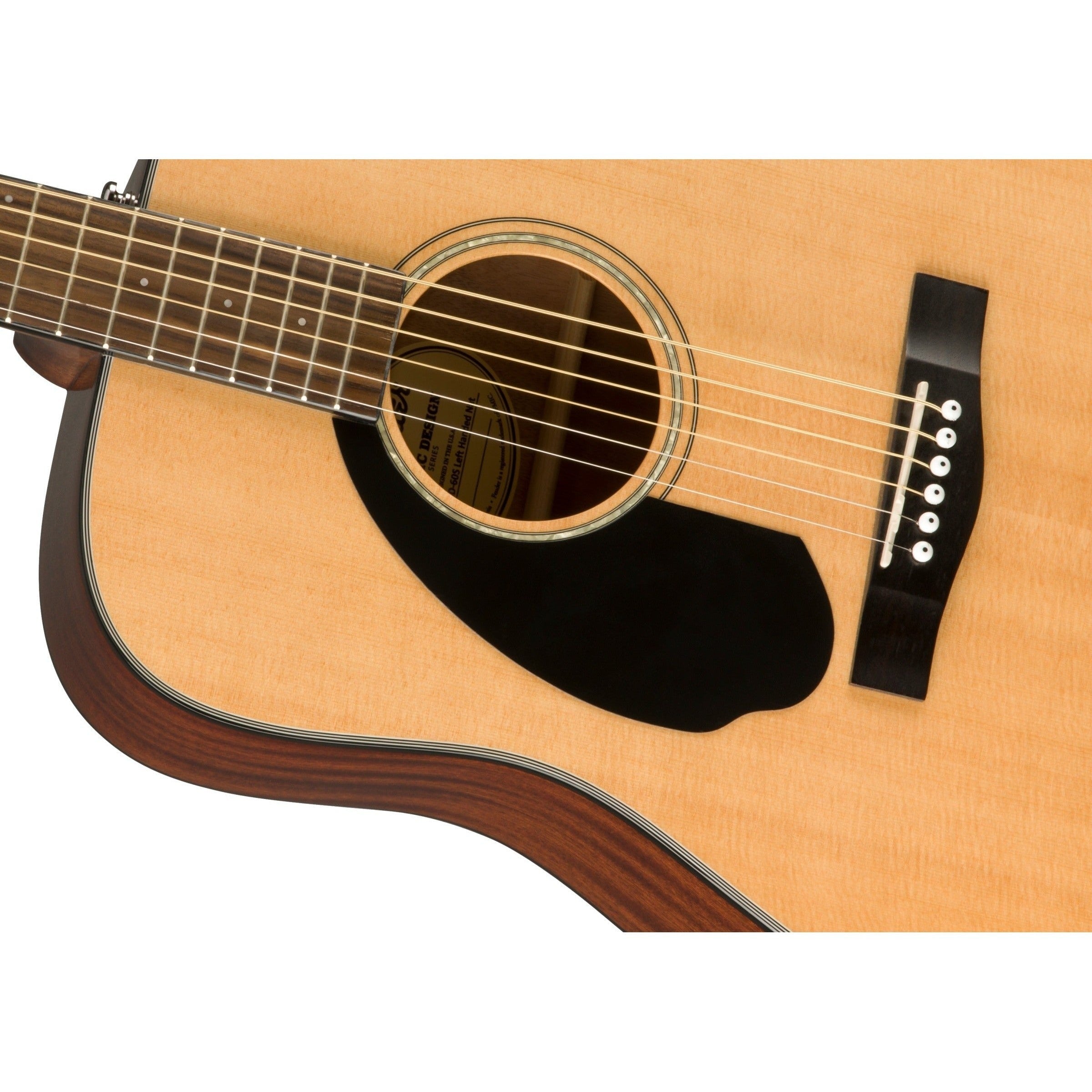 Đàn Guitar Acoustic Fender CD60S Dreadnought Left-Handed, Natural