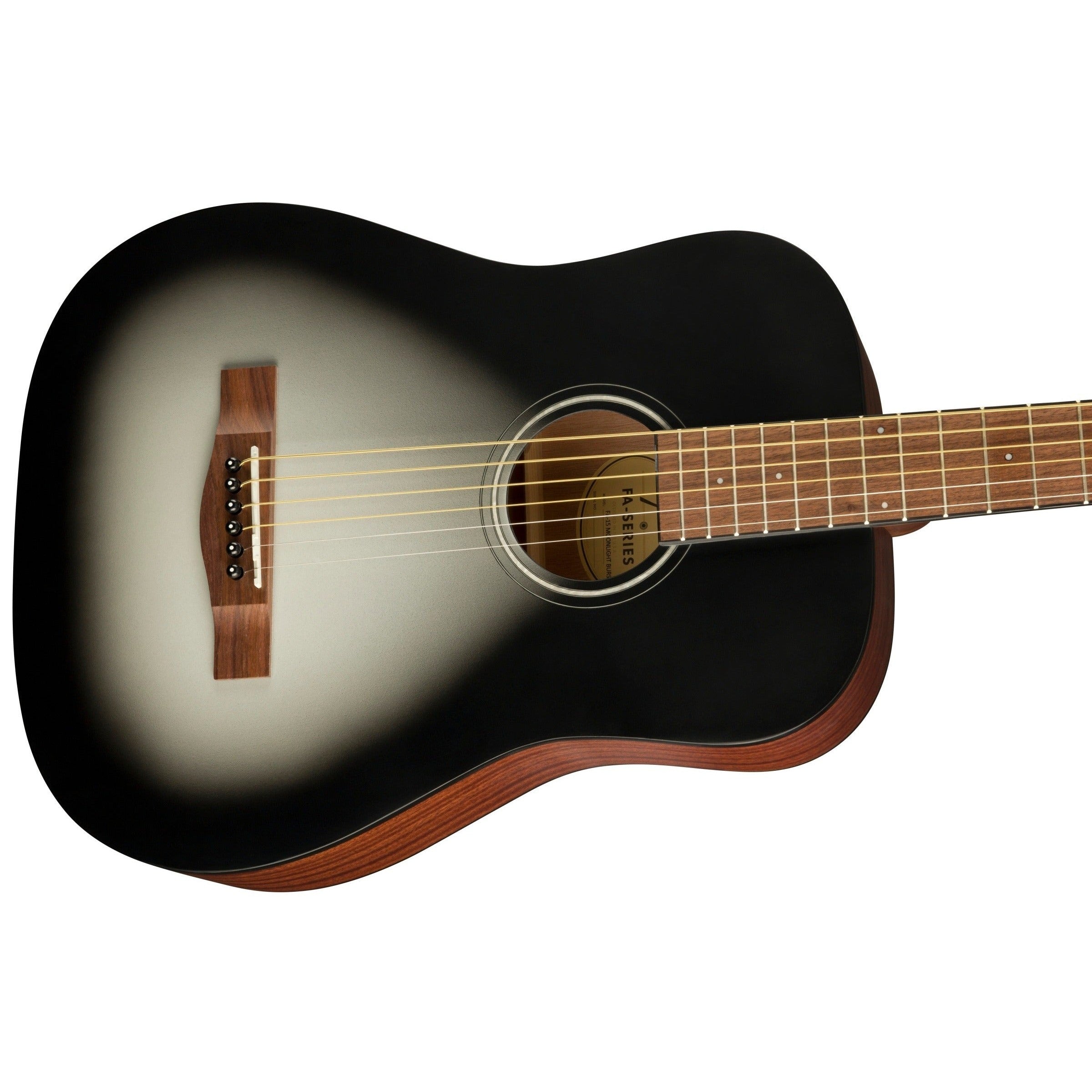  Đàn Guitar Acoustic Fender FA-15 34 Steel, Moonlight Burst