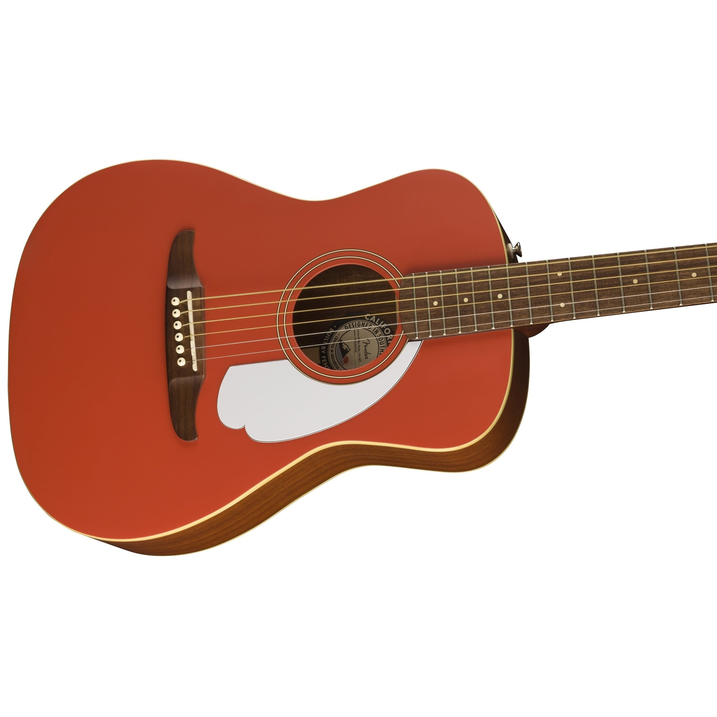 Đàn Guitar Acoustic Fender Malibu Player, Fiesta Red 