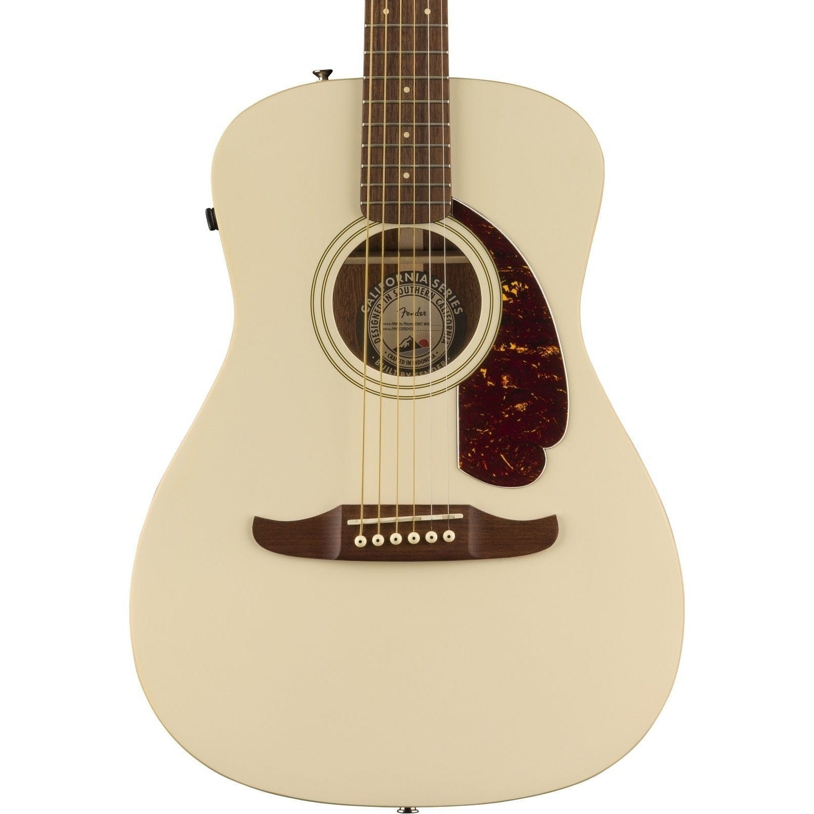 Đàn Guitar Acoustic Fender Malibu Player, Olympic White