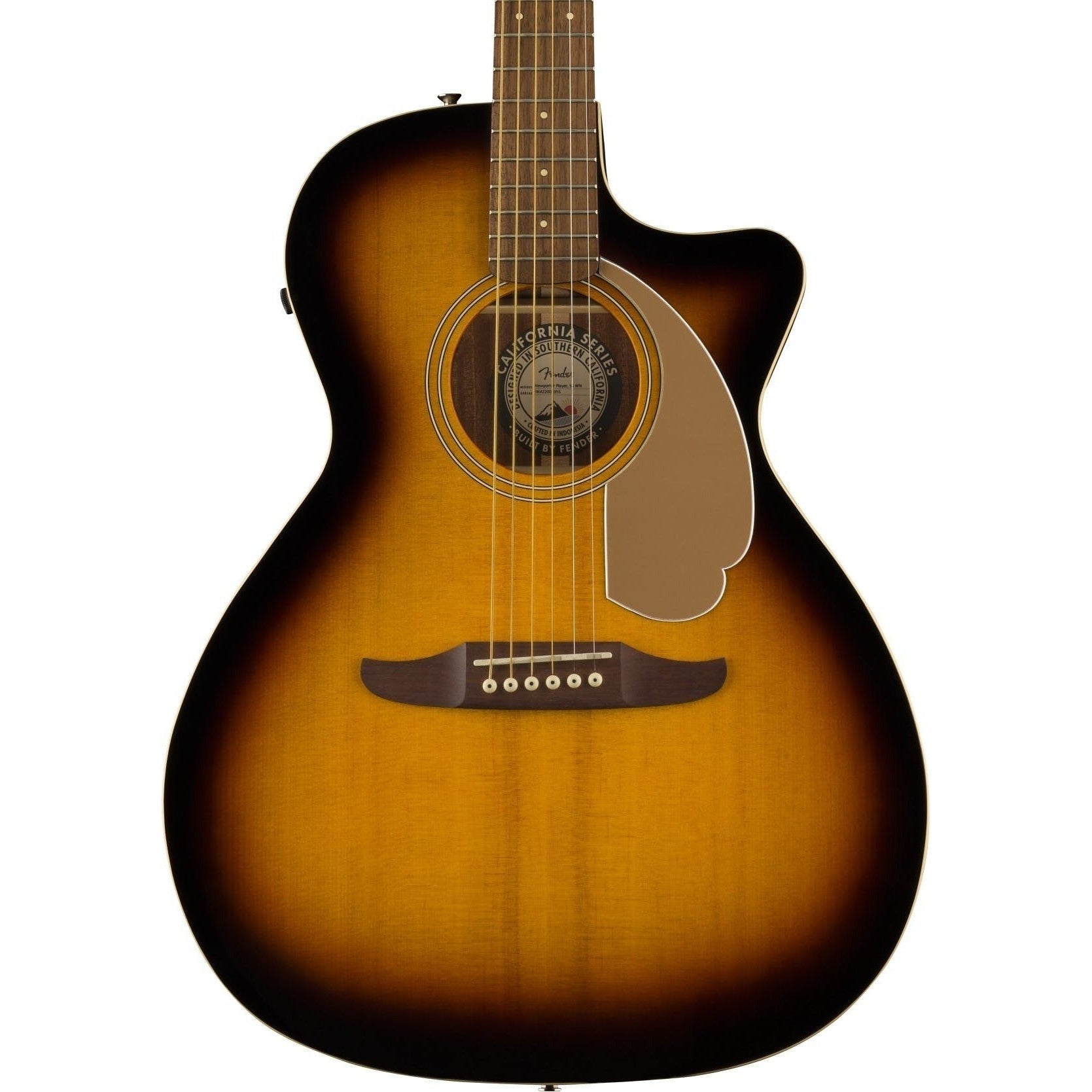 Đàn Guitar Acoustic Fender Newporter Player, Sunburst