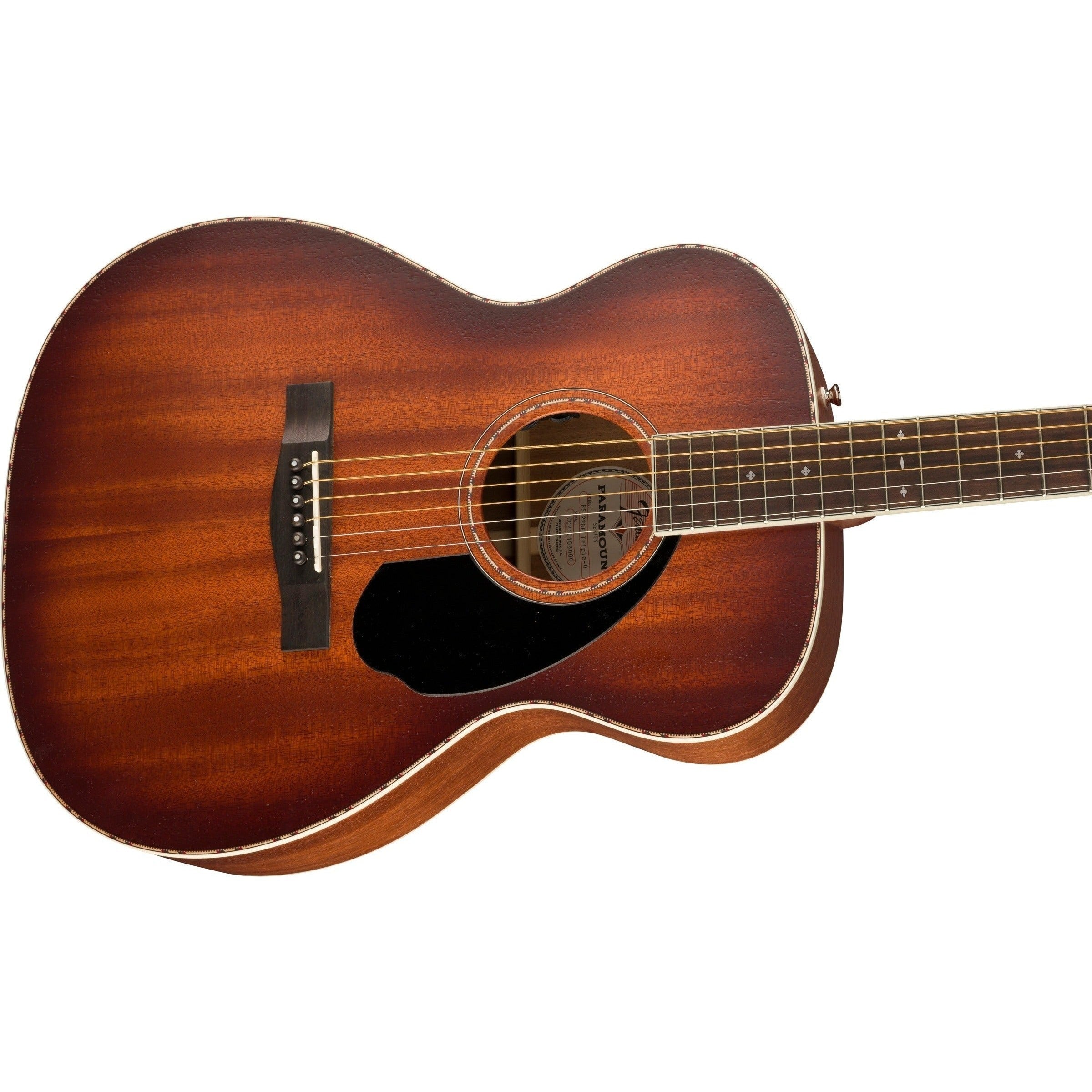 Đàn Guitar Acoustic Fender PO-220E Orchestra, Aged Cognac Burst