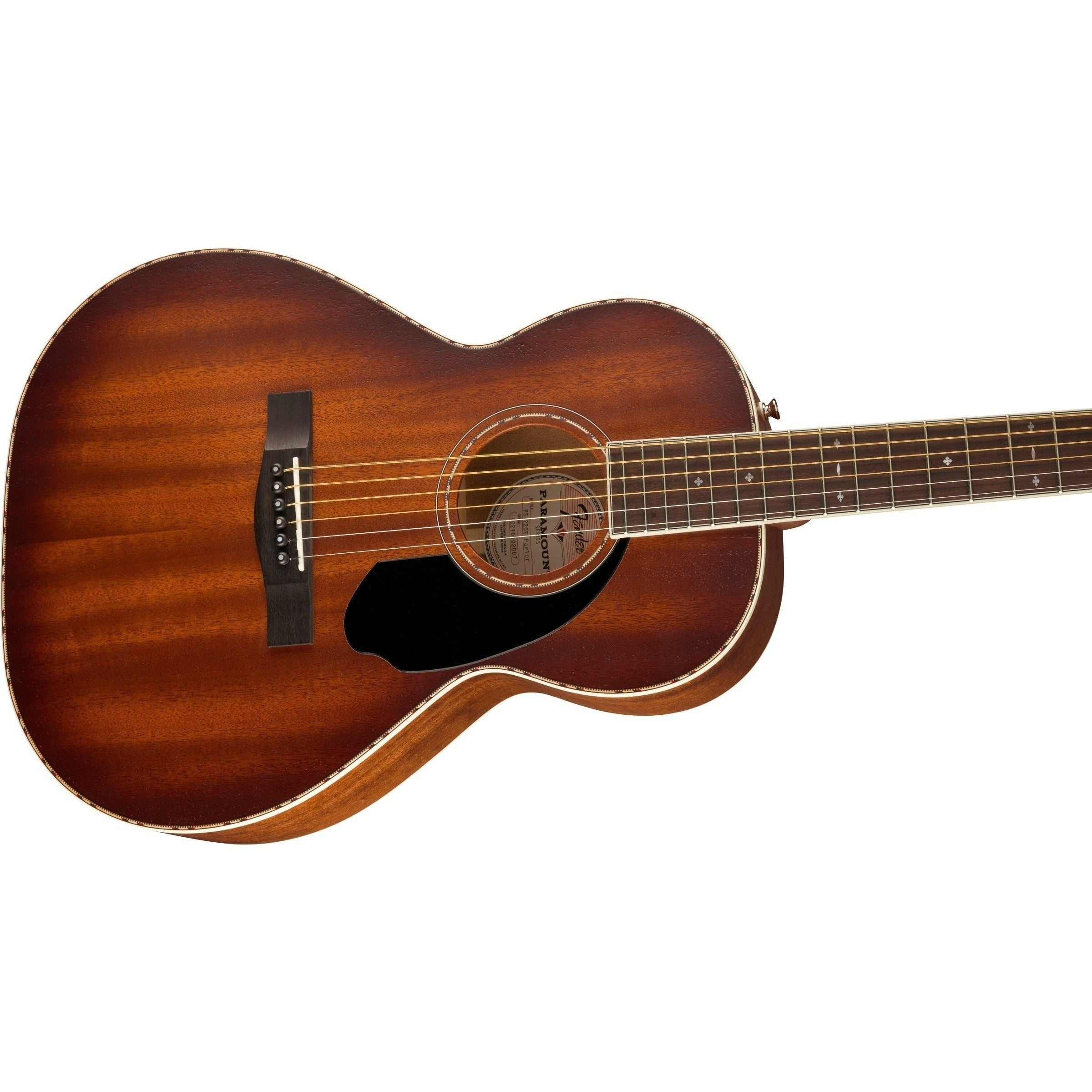 Đàn Guitar Acoustic Fender PS-220E Parlor, Aged Cognac Burst