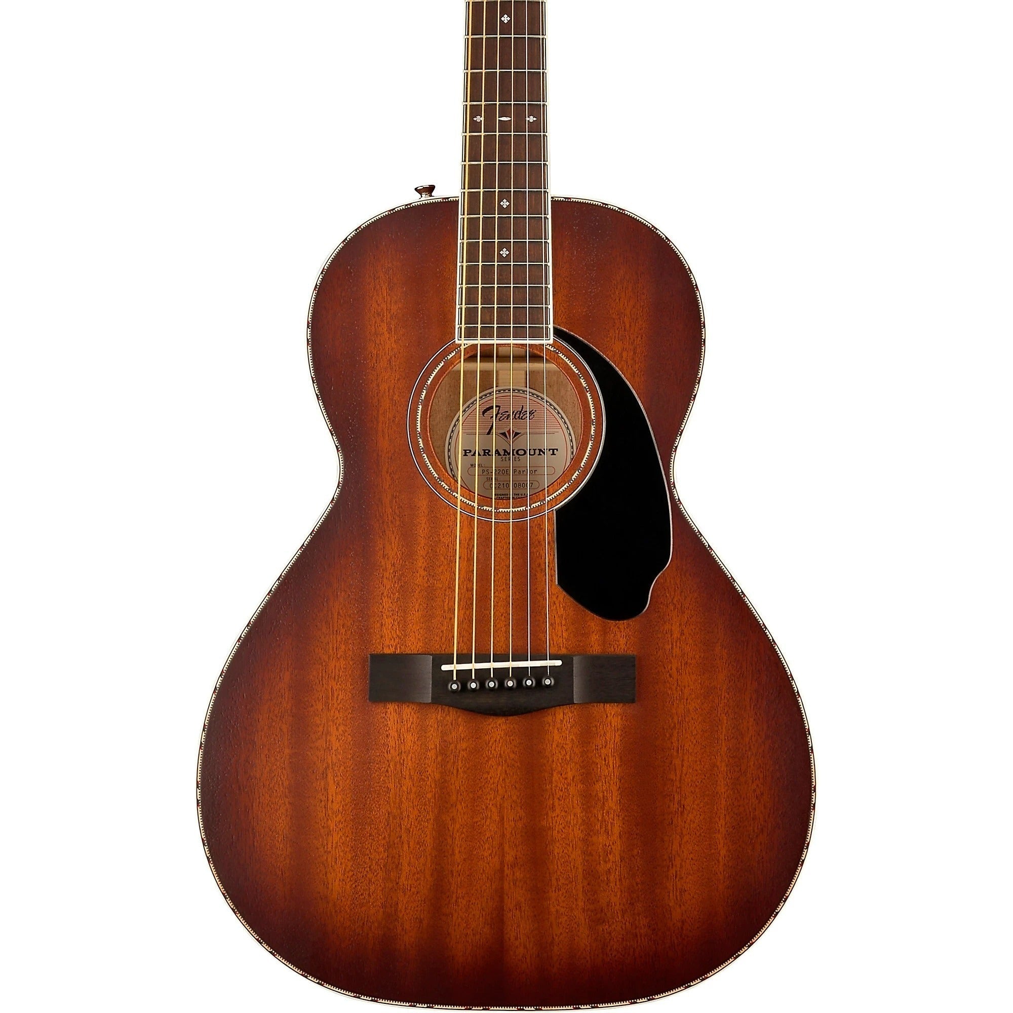 Đàn Guitar Acoustic Fender PS-220E Parlor, Aged Cognac Burst