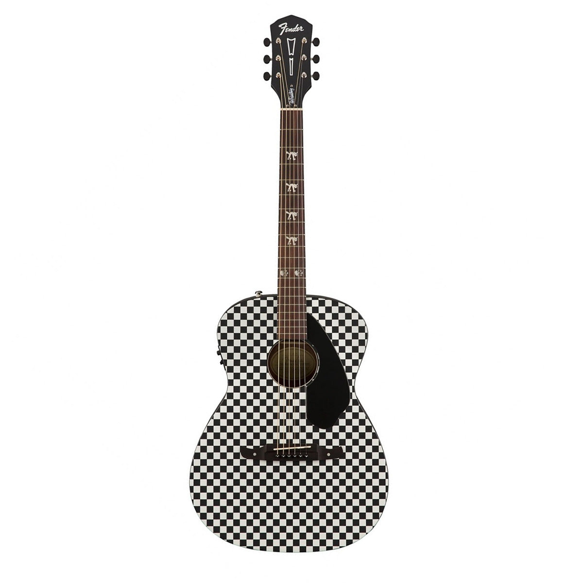 Đàn Guitar Acoustic Fender Tim Armstrong Hellcat Checkerboard