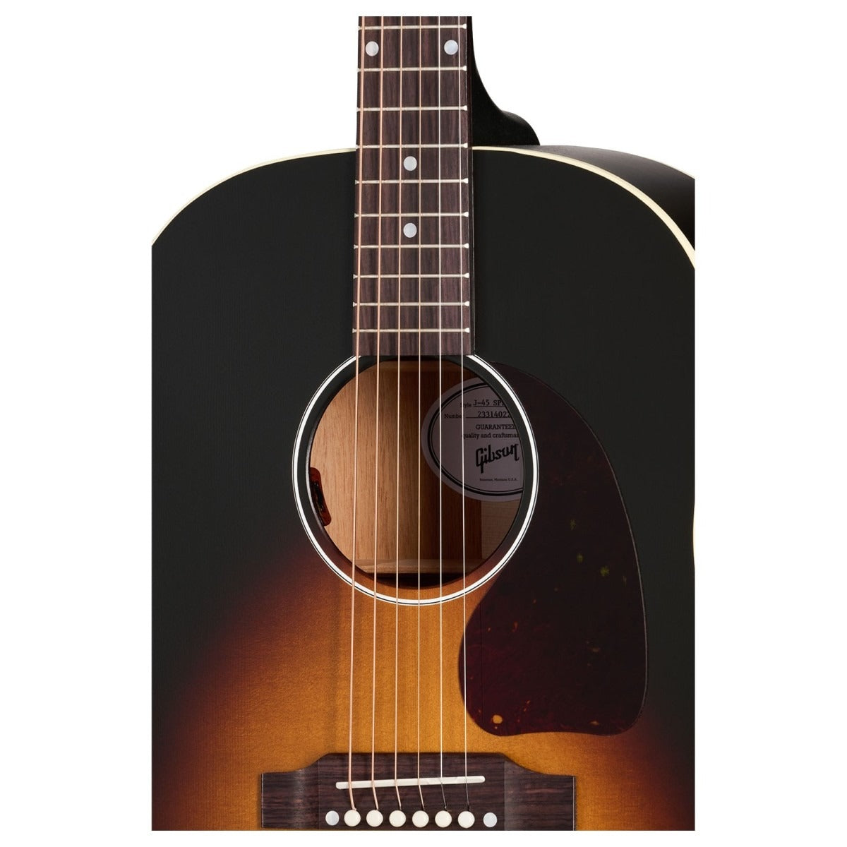 Đàn Guitar Acoustic Gibson J45 Special, Satin Vintage Sunburst