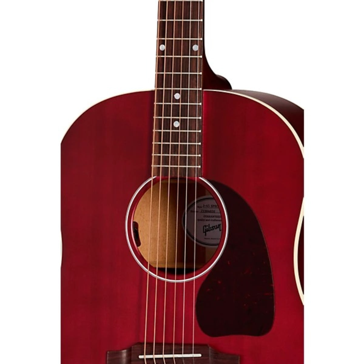 Đàn Guitar Acoustic Gibson J45 Special, Satin Wine Red