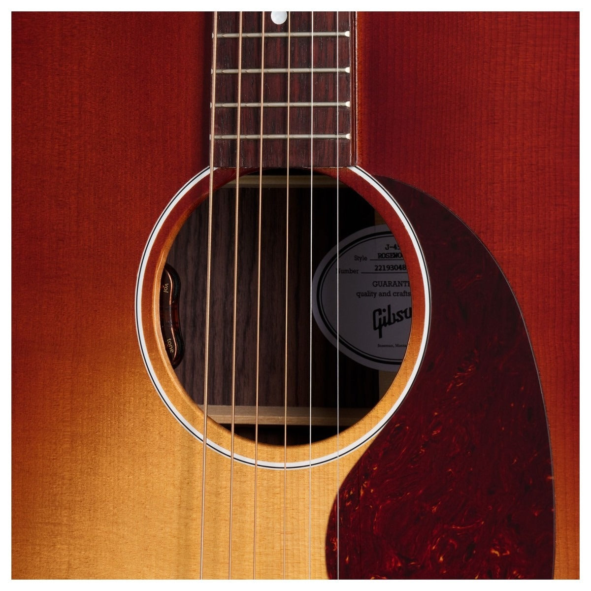 Đàn Guitar Acoustic Gibson J45 Standard Rosewood, Rosewood Burst