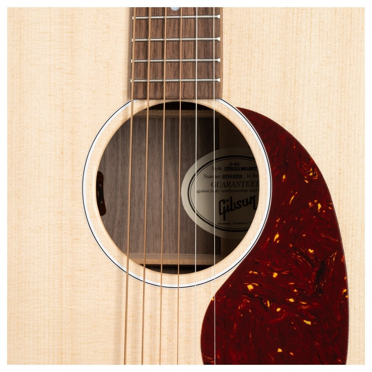 Đàn Guitar Acoustic Gibson J45 Studio Walnut, Satin Natural