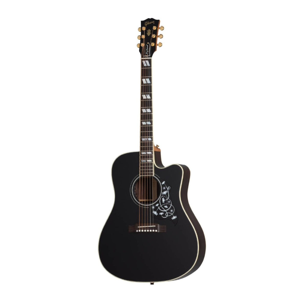 Đàn Guitar Acoustic Gibson Jerry Cantrell Fire Devil Songwriter, Ebony