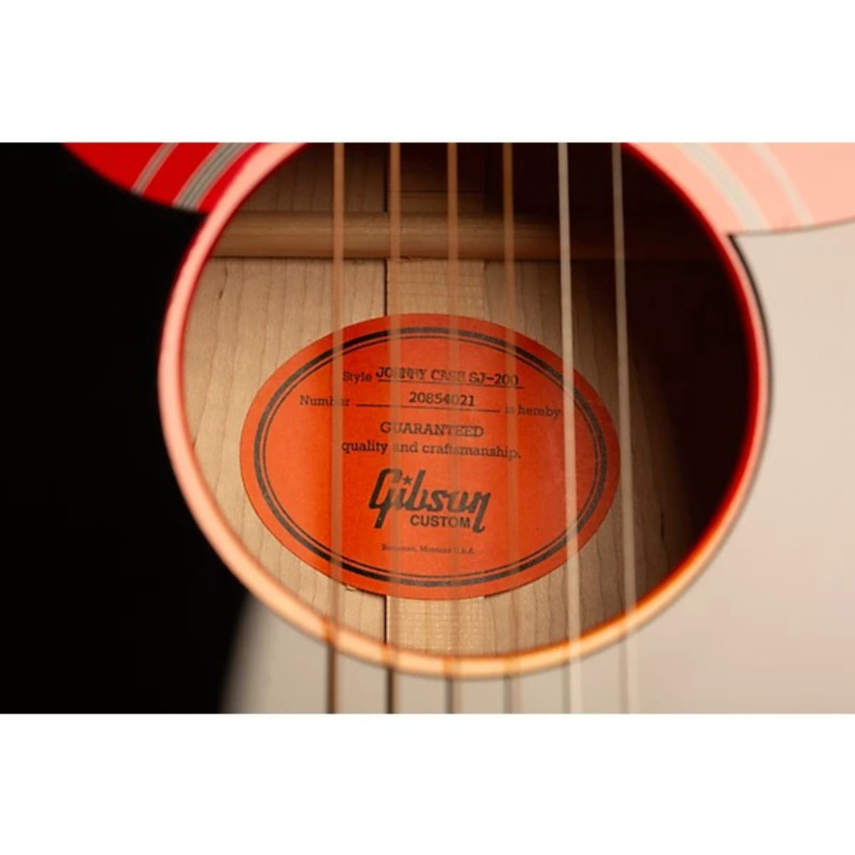 Đàn Guitar Acoustic Gibson Johnny Cash SJ200, Vintage Cherry Sunburst