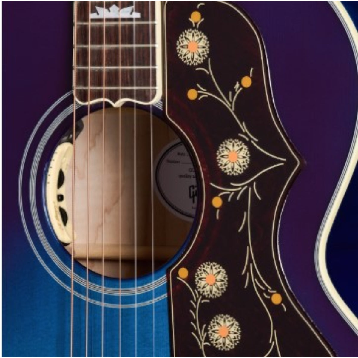 Đàn Guitar Acoustic Gibson SJ200 Standard, Blueberry Burst