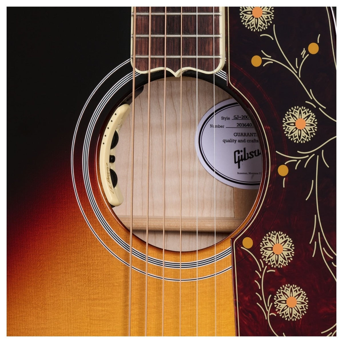 Đàn Guitar Acoustic Gibson SJ200 Standard, Tri Burst