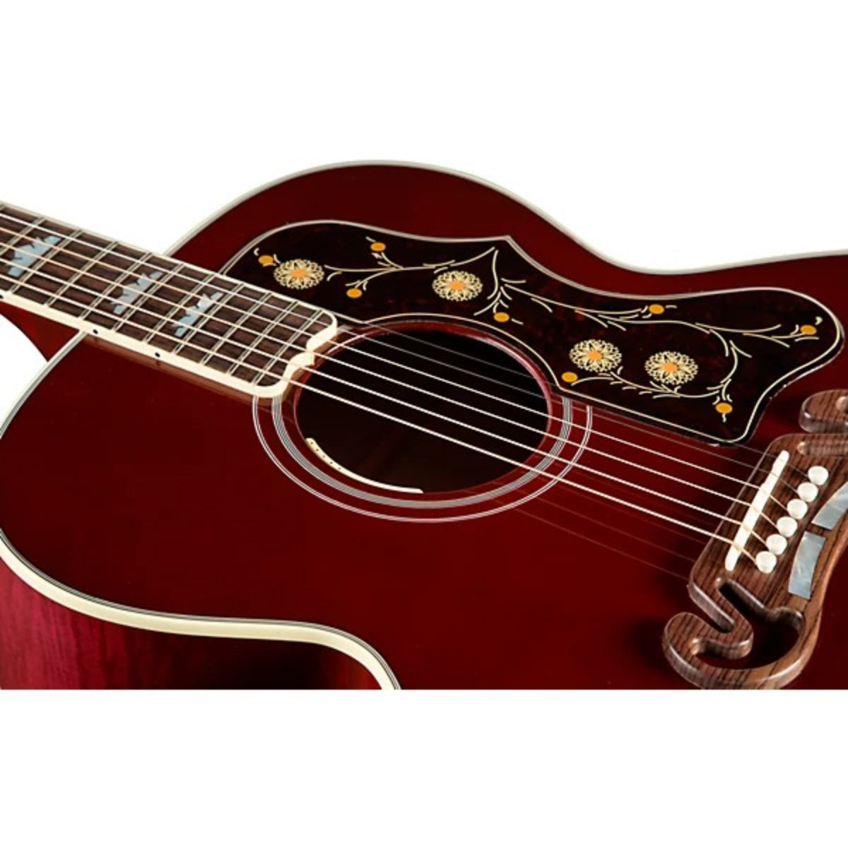 Đàn Guitar Acoustic Gibson SJ200 Standard, Wine Red