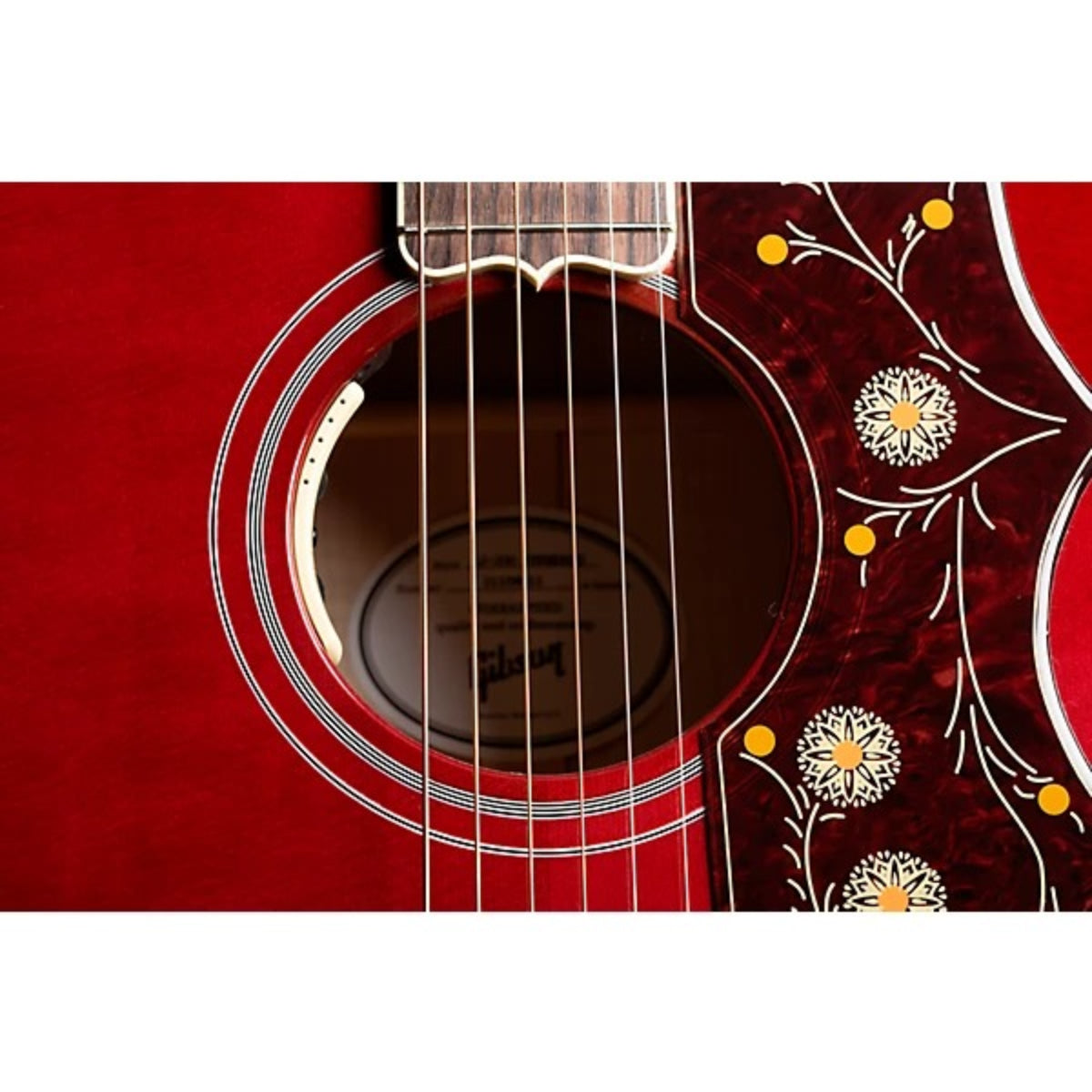 Đàn Guitar Acoustic Gibson SJ200 Standard, Wine Red