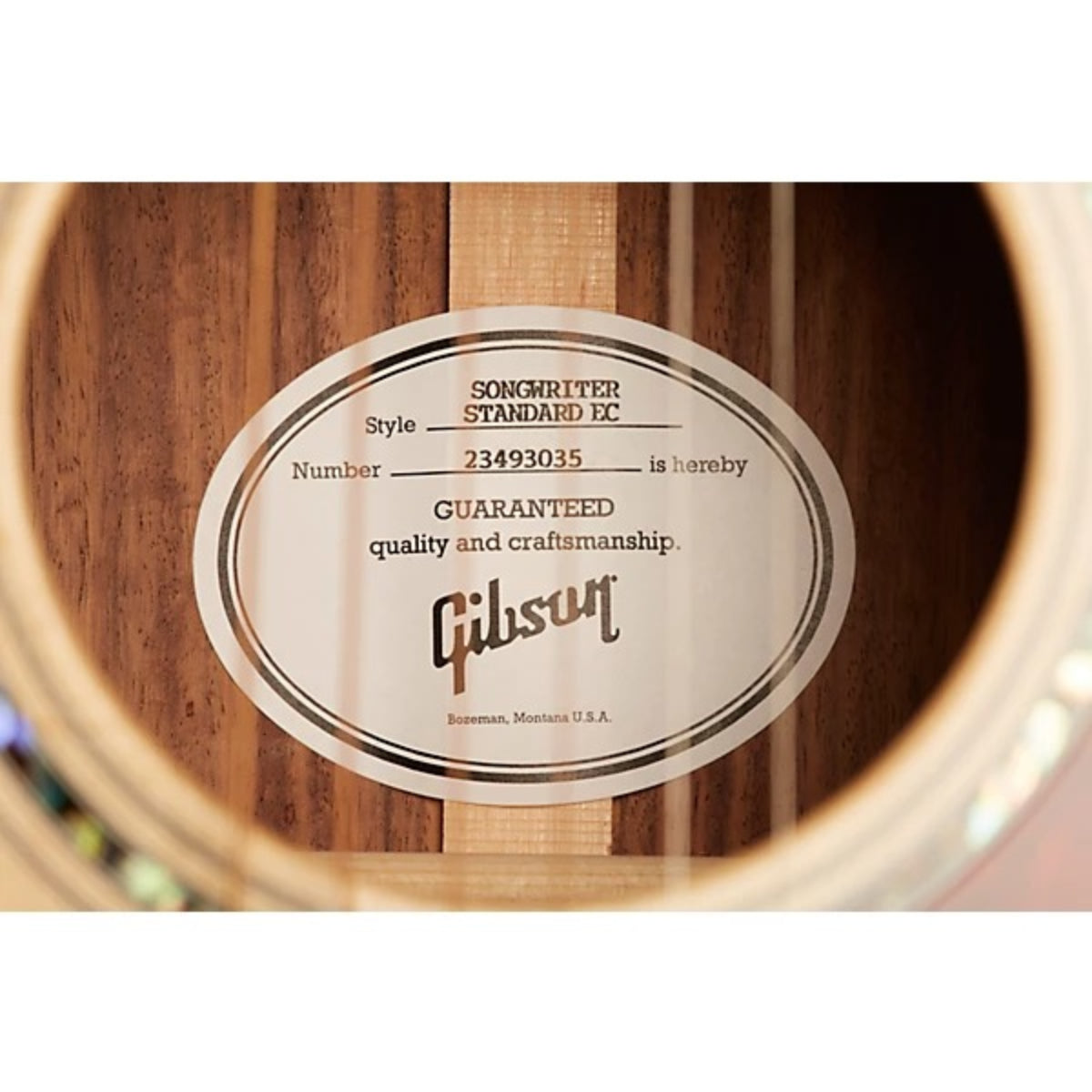 Đàn Guitar Acoustic Gibson Songwriter Standard EC Rosewood, Antique Natural