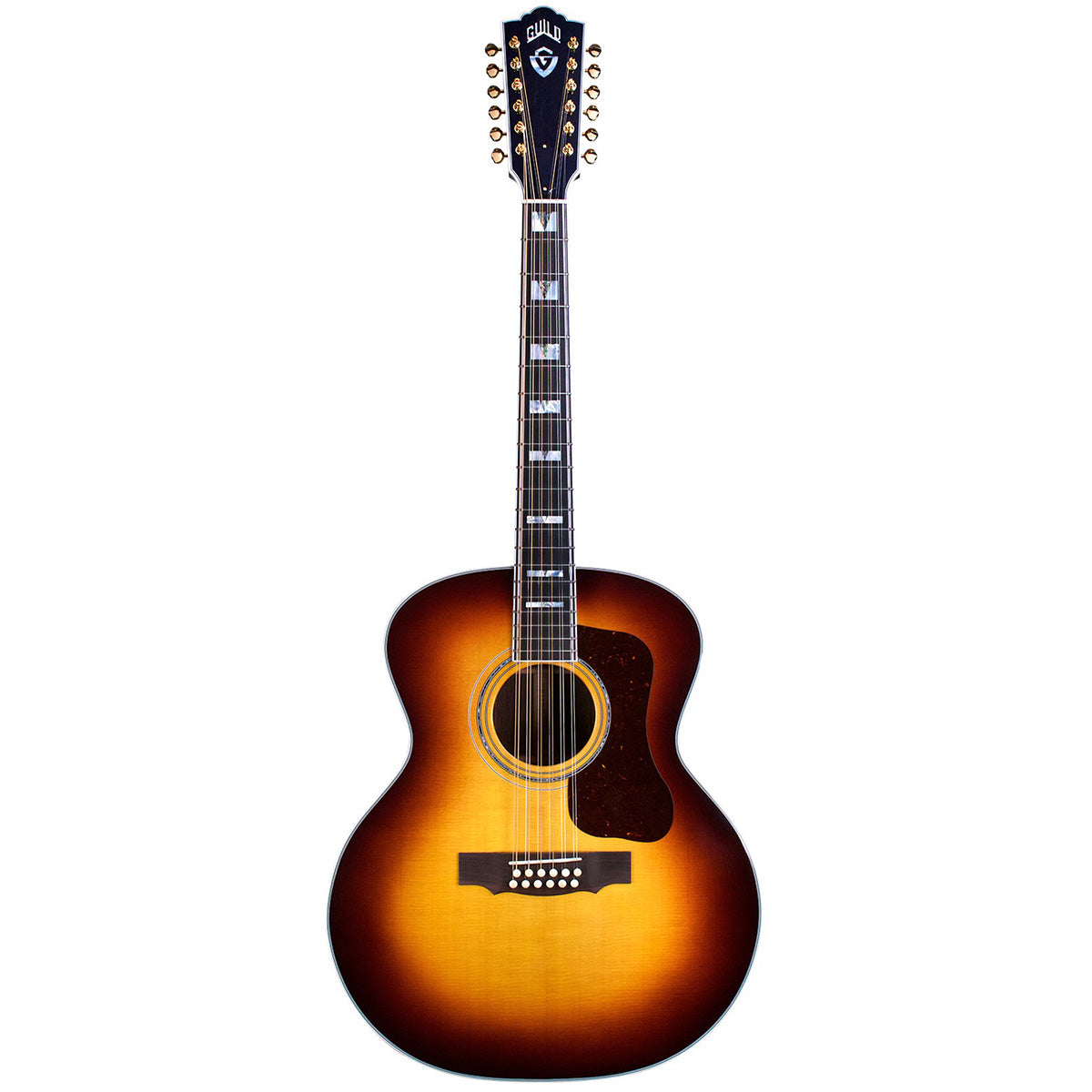 Đàn Guitar Acoustic Guild F512E, Antique Sunburst