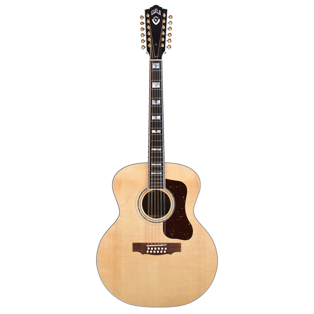 Đàn Guitar Acoustic Guild F512E, Natural