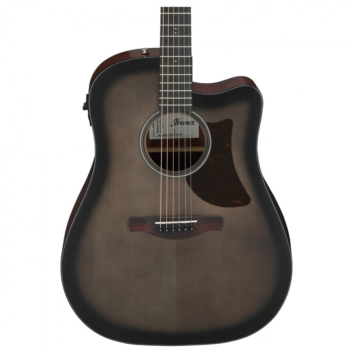 Đàn Guitar Acoustic Ibanez AAD50CE, Transparent Charcoal Burst Low Gloss