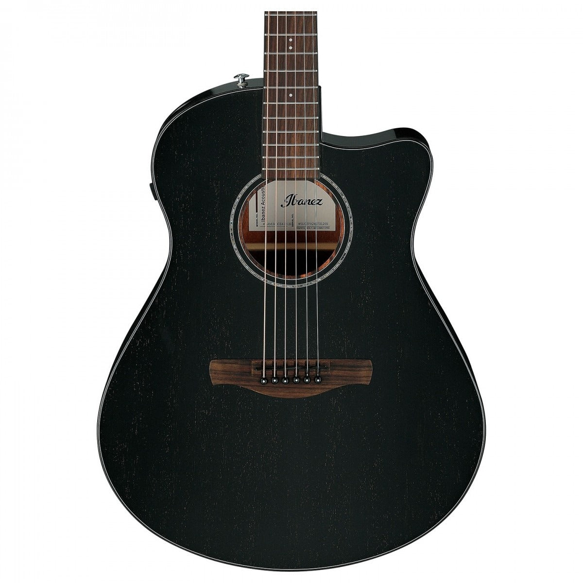 Đàn Guitar Acoustic Ibanez AAM340CE, Rustic Black