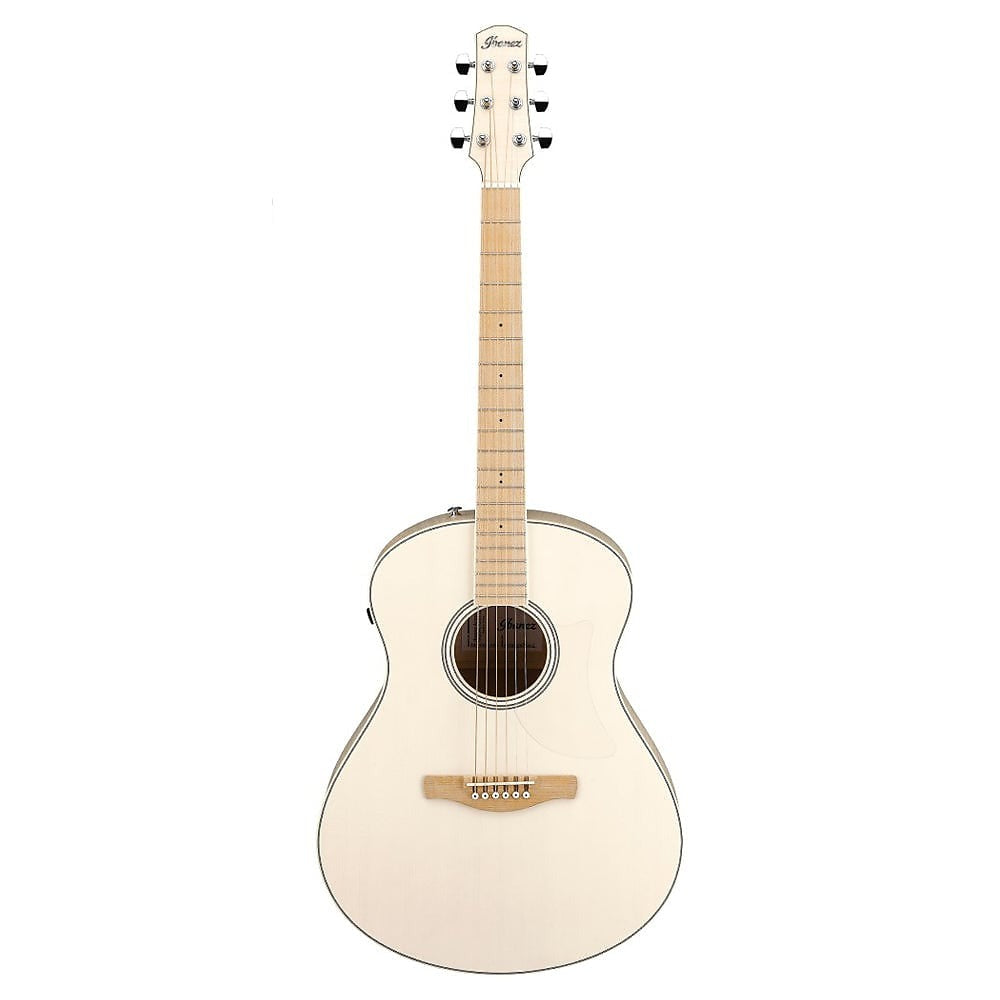 Đàn Guitar Acoustic Ibanez AAM370E, Open Pore Antique White