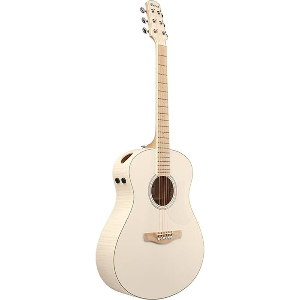 Đàn Guitar Acoustic Ibanez AAM370E, Open Pore Antique White