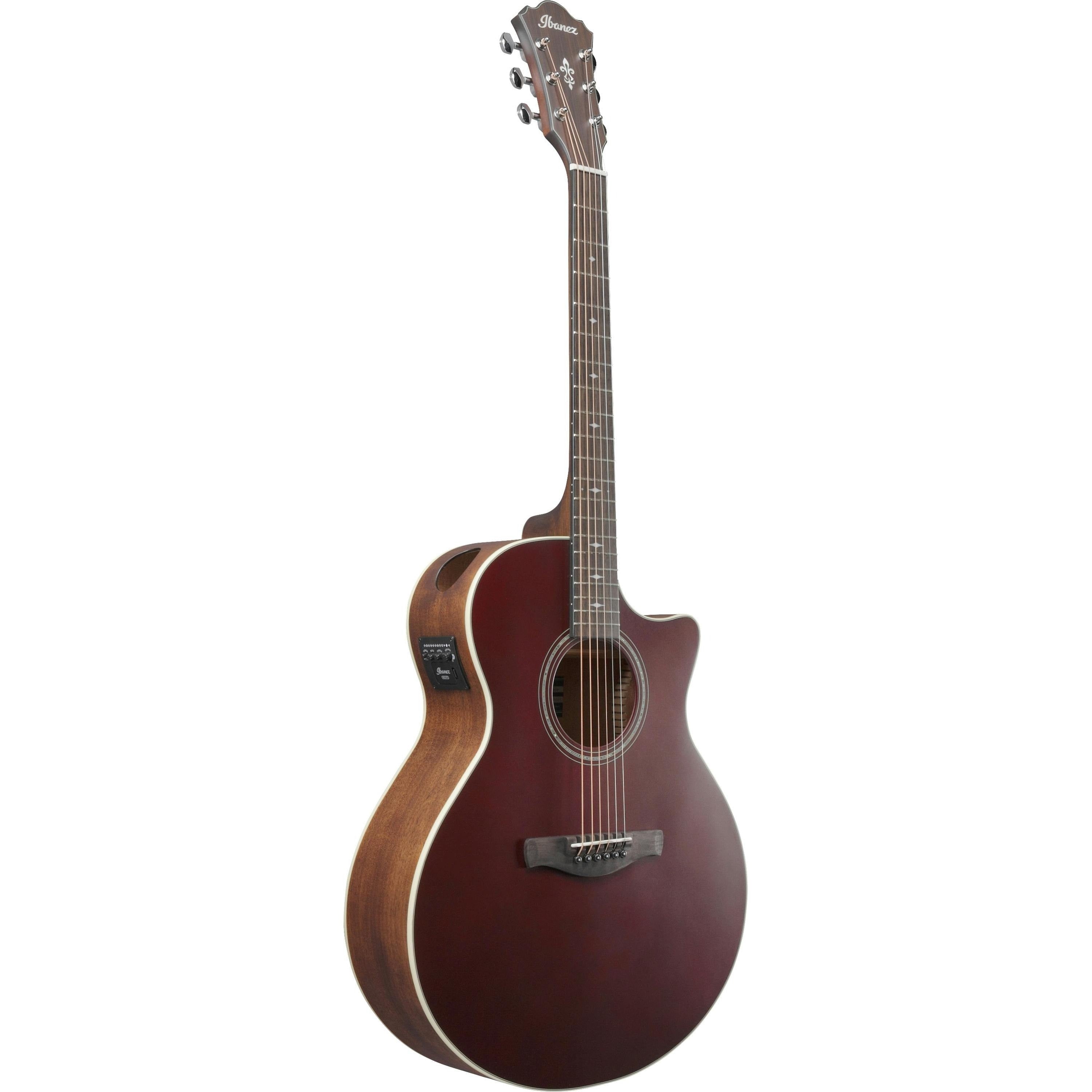 Đàn Guitar Acoustic Ibanez AE100, Burgundy Flat