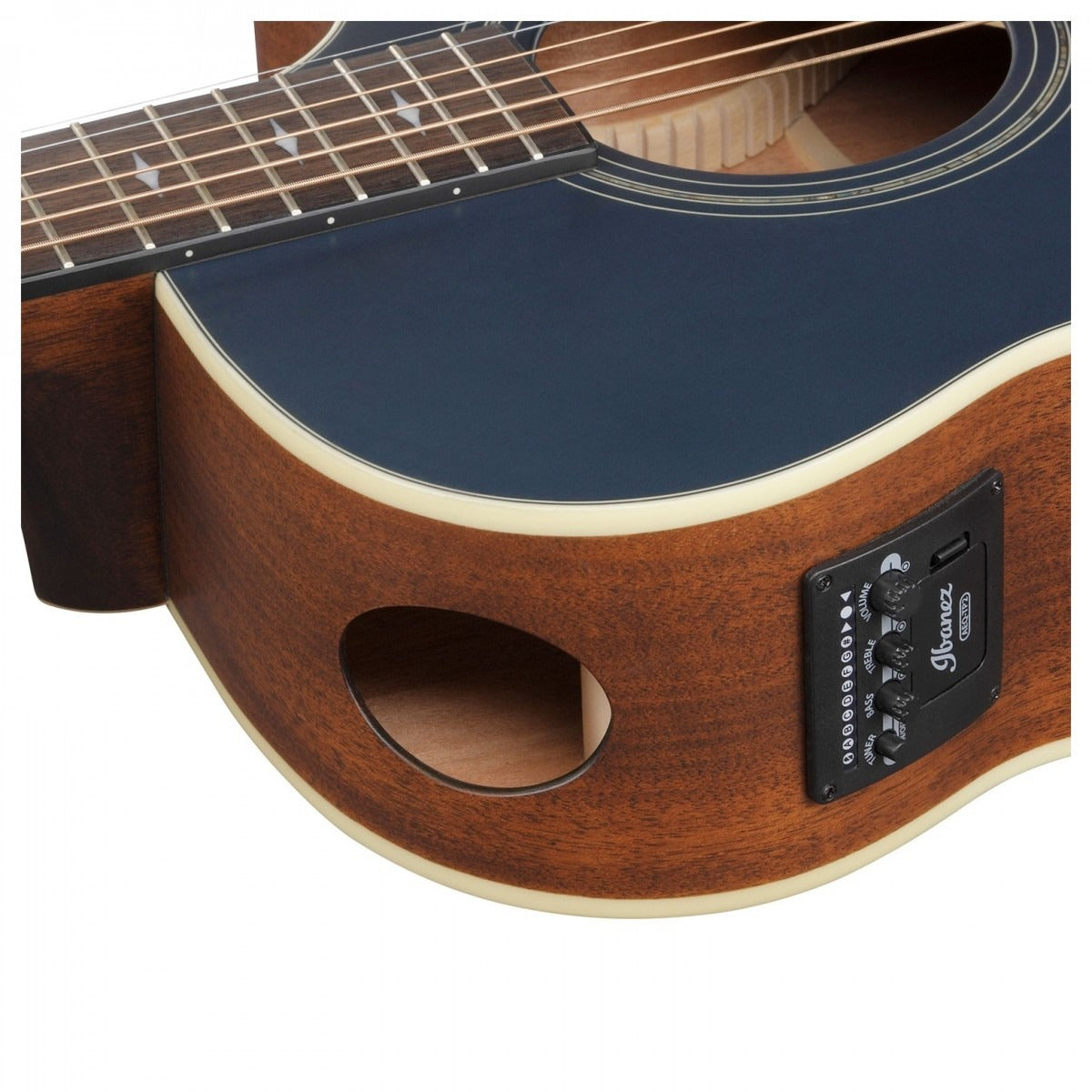 Đàn Guitar Acoustic Ibanez AE100, Dark Tide Blue Flat