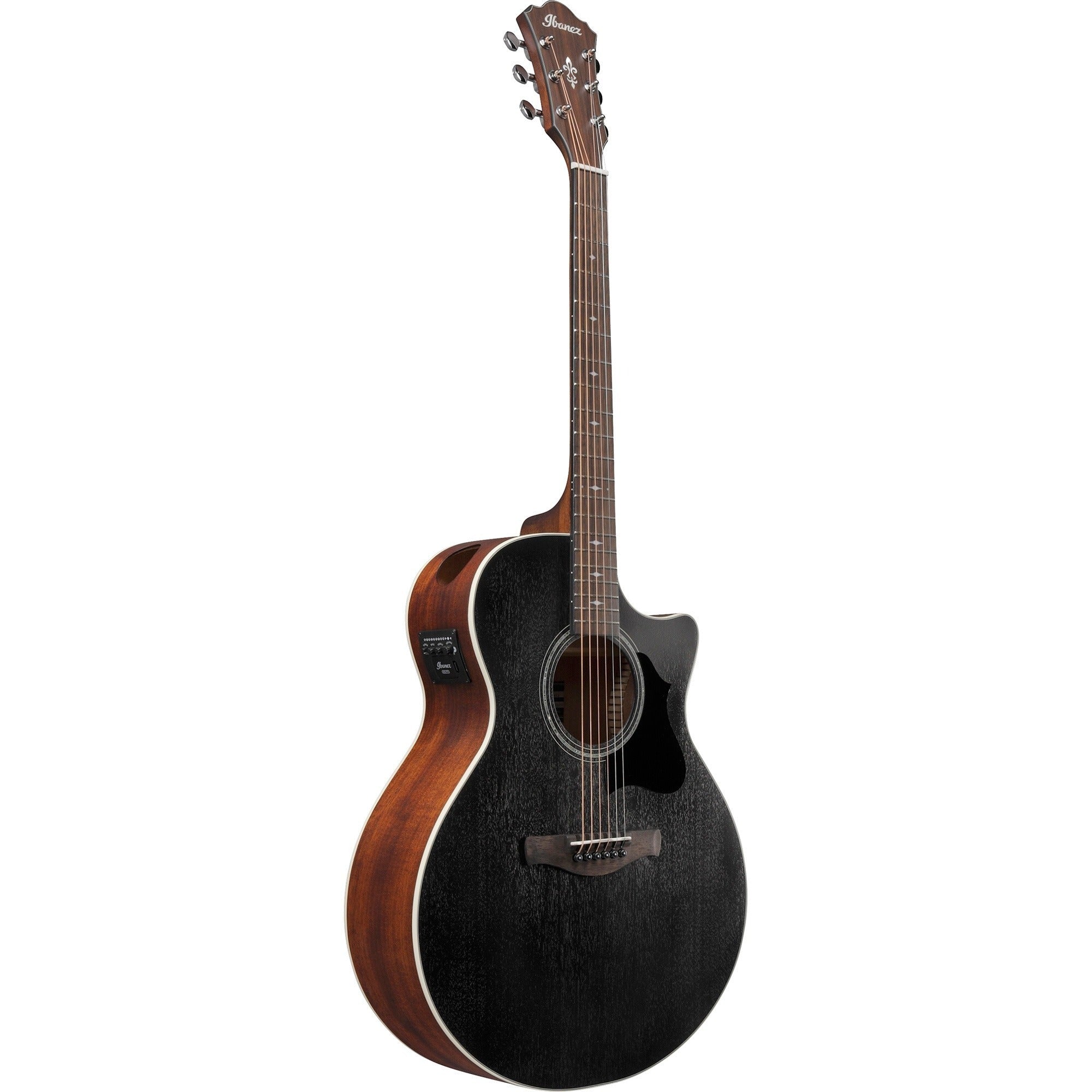 Đàn Guitar Acoustic Ibanez AE140, Weathered Black Open Pore