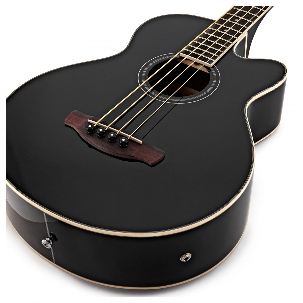 Đàn Guitar Acoustic Ibanez AEB8E,  Black High Gloss