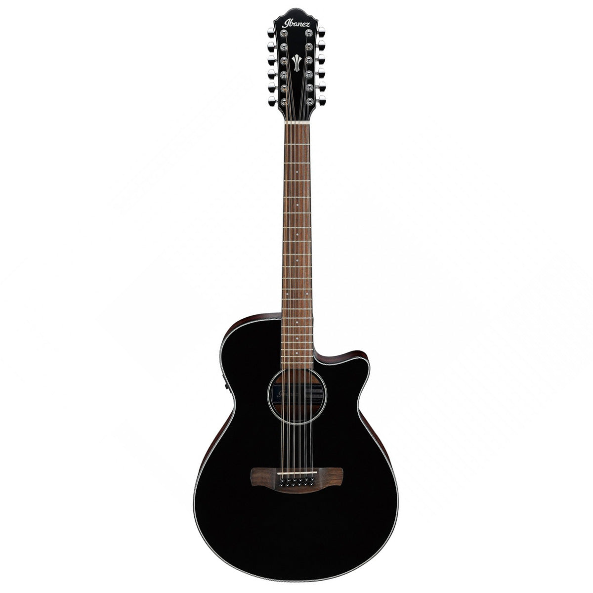 Đàn Guitar Acoustic Ibanez AEG5012, Black High Gloss